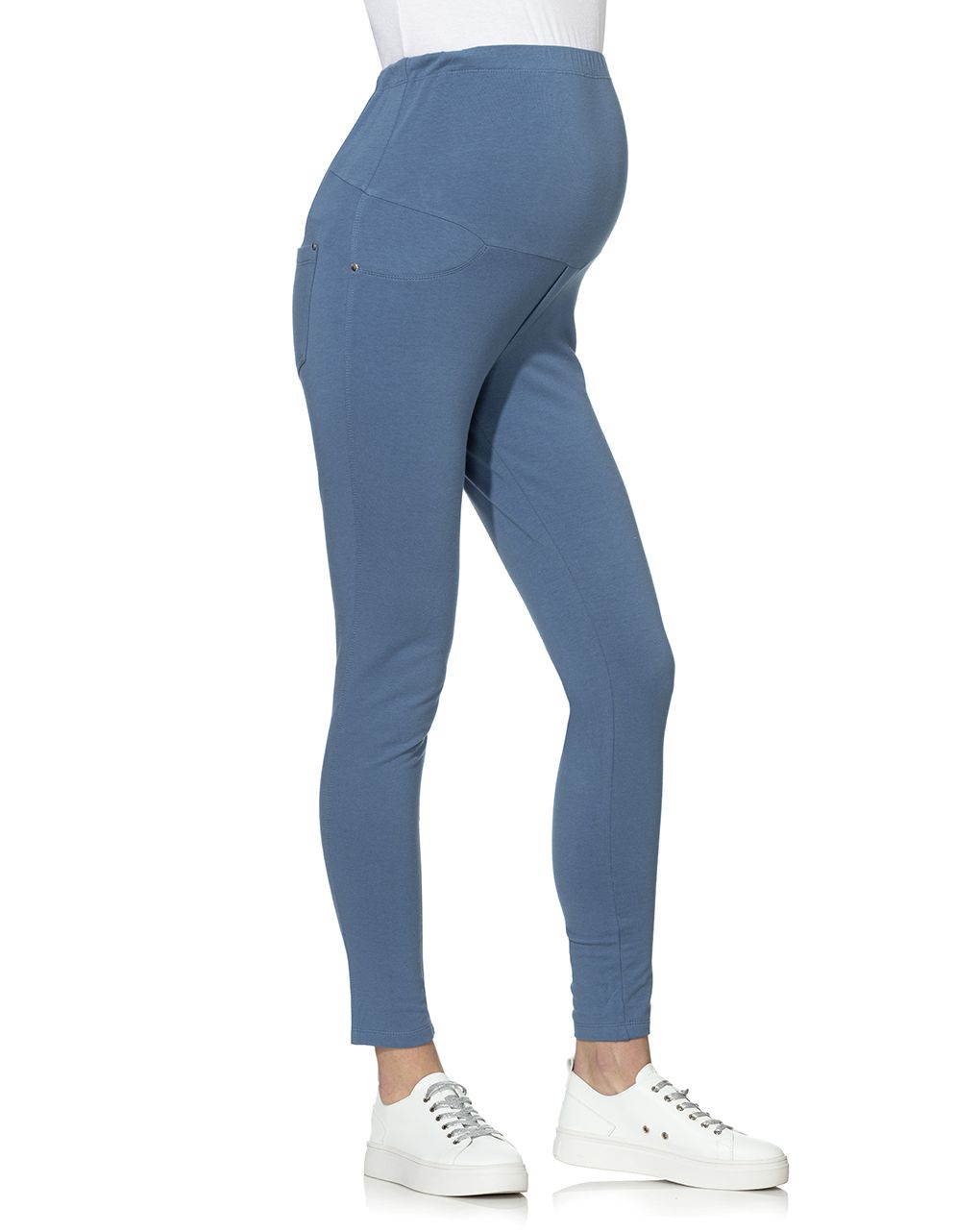 γυναικείο κολάν εγκυμοσύνης μονόχρωμο μπλε - Prénatal