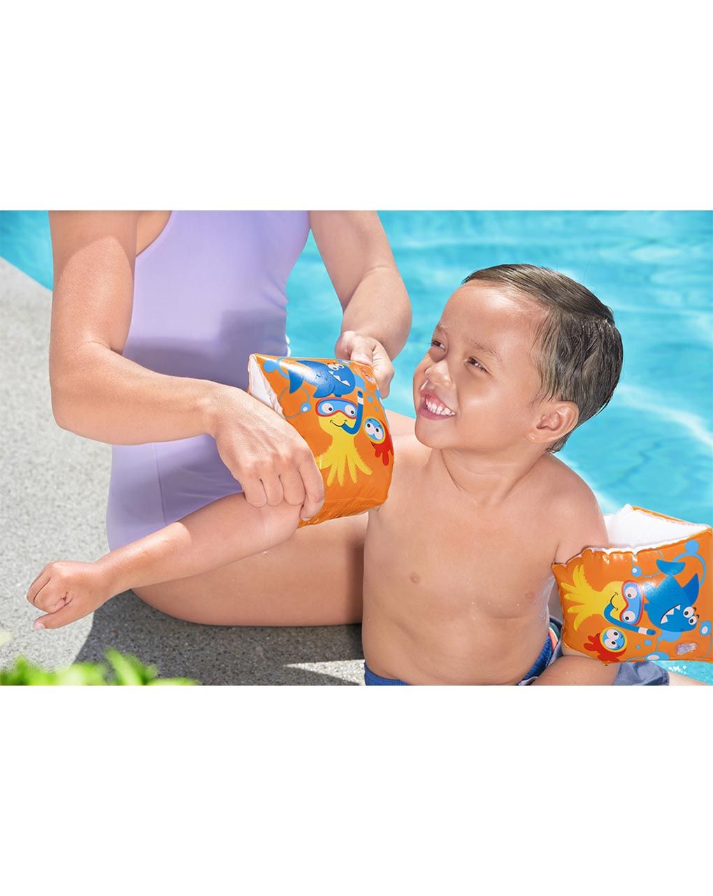 Bestway μπρατσάκια ψαράκια φίλοι 23x15cm bst32043 - Bestway