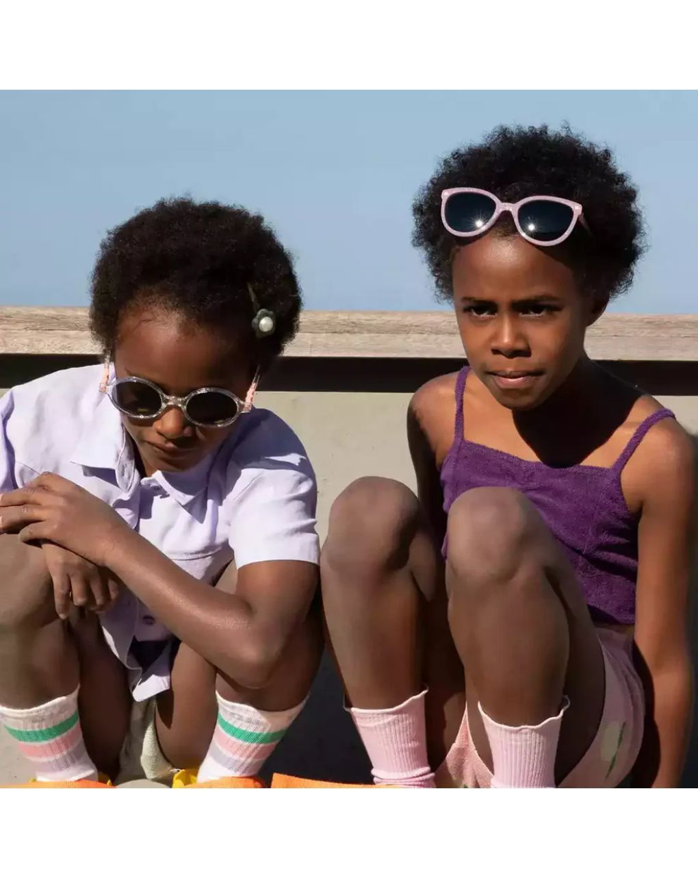 Kietla γυαλιά ηλίου buzz 4-6 ετών pink glitter - kietla