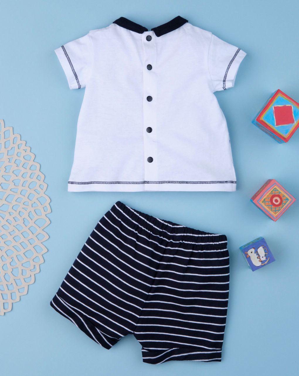 σετ t-shirt και σορτς σκύλος και θάλασσα για αγόρι - Prénatal