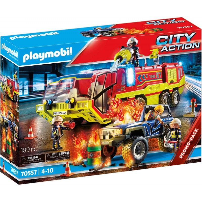 Playmobil city action πυροσβεστική ομάδα διάσωσης 70557 - Playmobil, Playmobil City Action