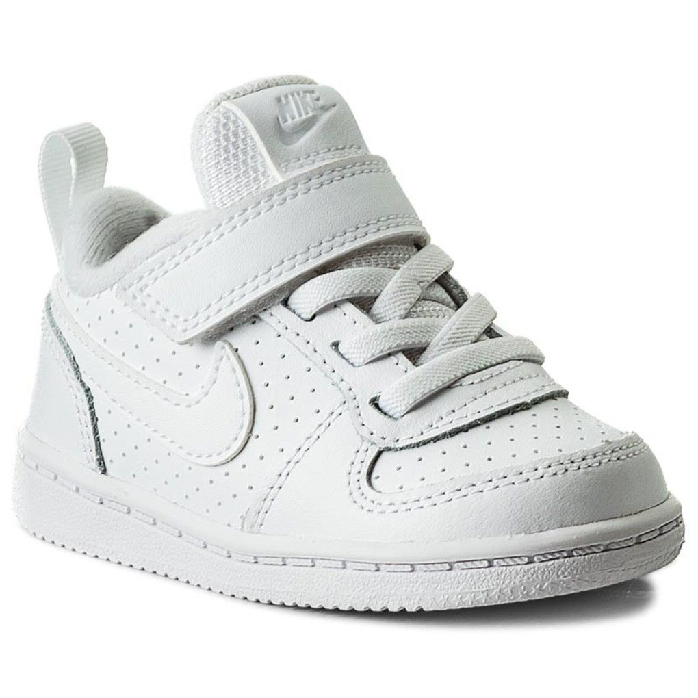 αθλητικά παπούτσια nike court borough low 870029 λευκό για αγόρι - Nike