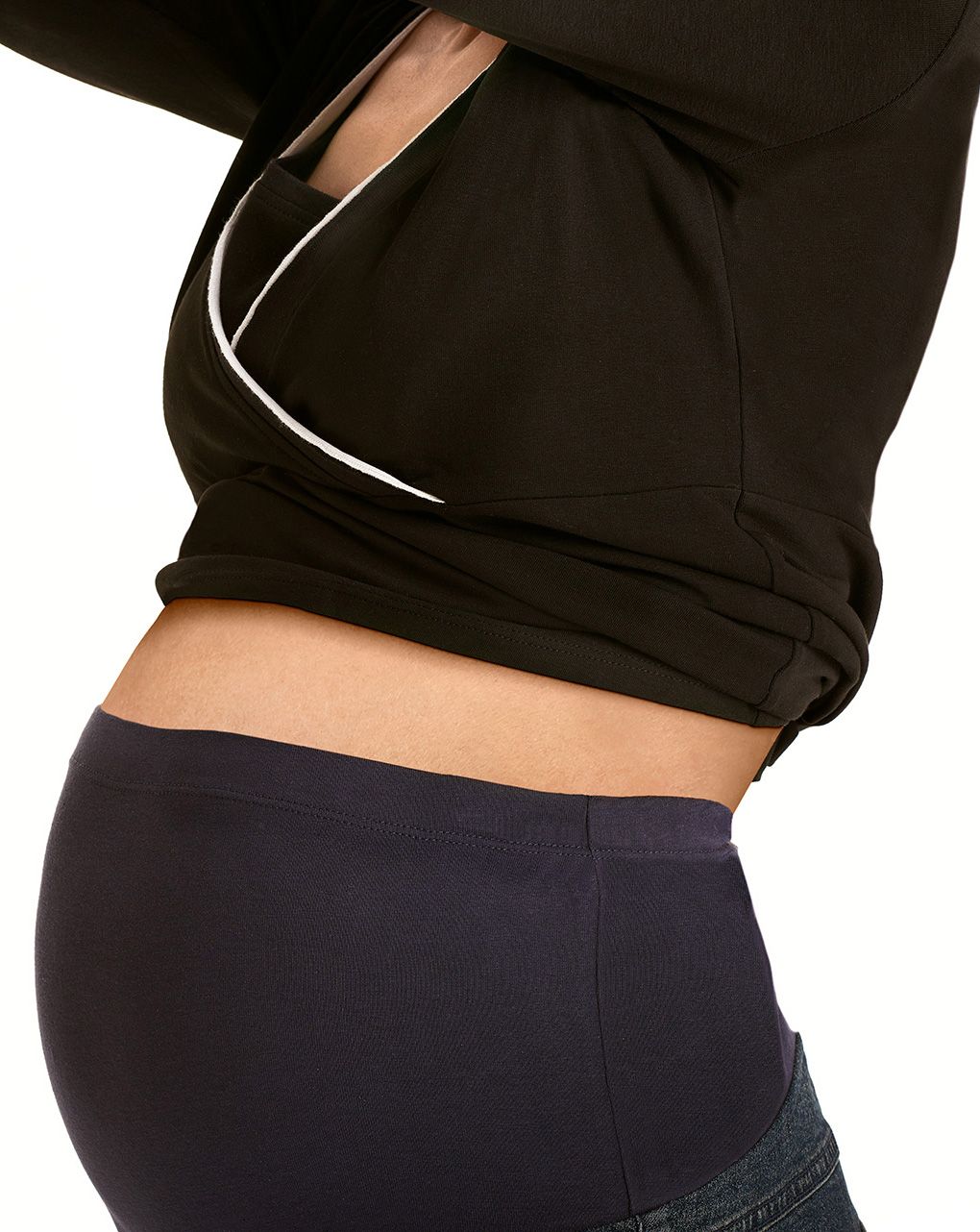 γυναικείο παντελόνι denim regular μπλε σκούρο - Prénatal