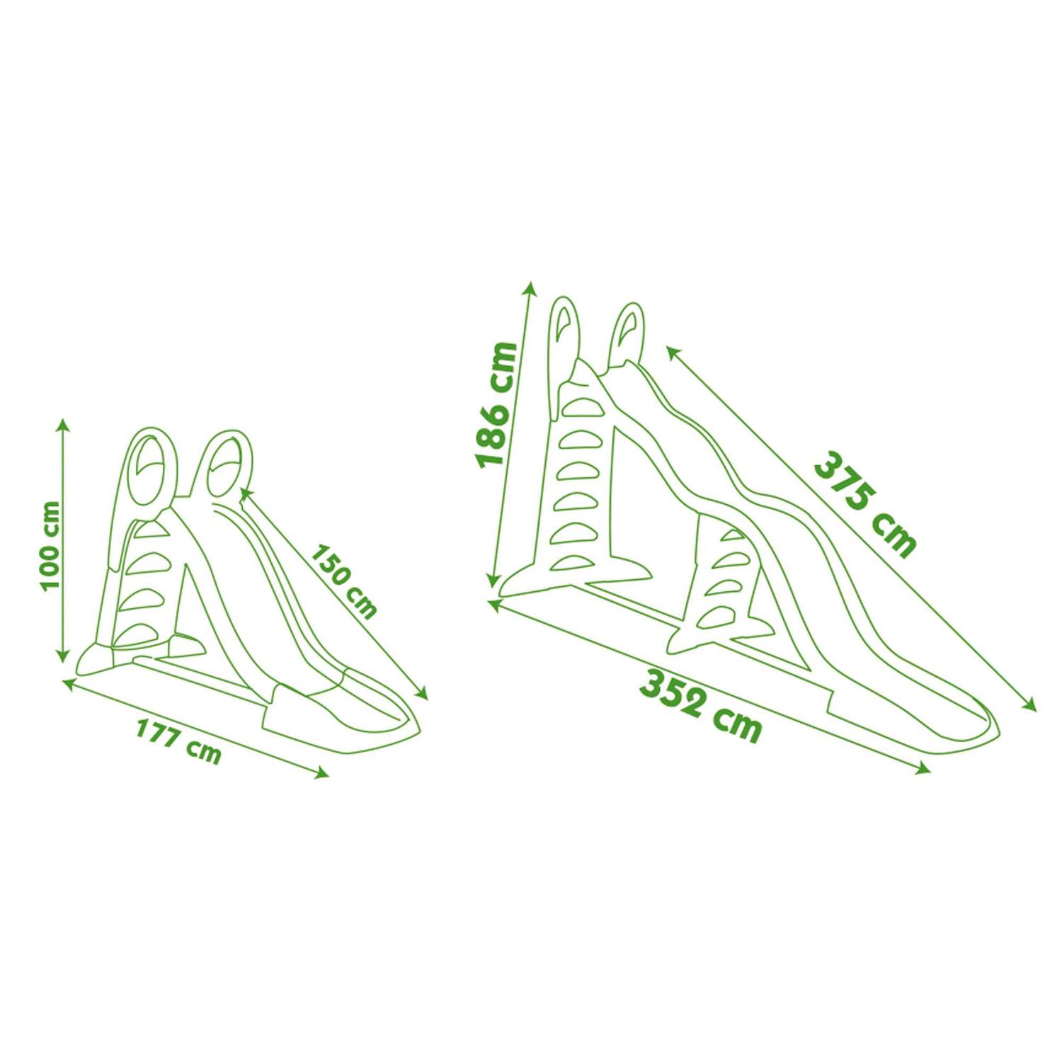 Smoby τσουλήθρα επεκτεινόμενη 2 σε 1 smy310221 - Smoby
