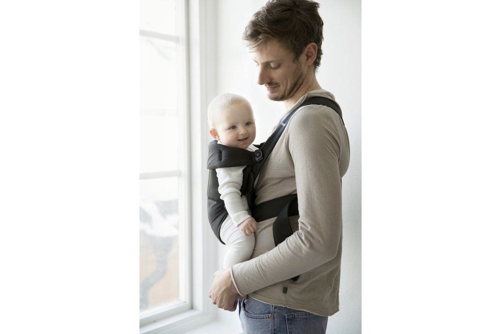 Babybjorn μάρσιπος mini black cotton - Baby Bjorn
