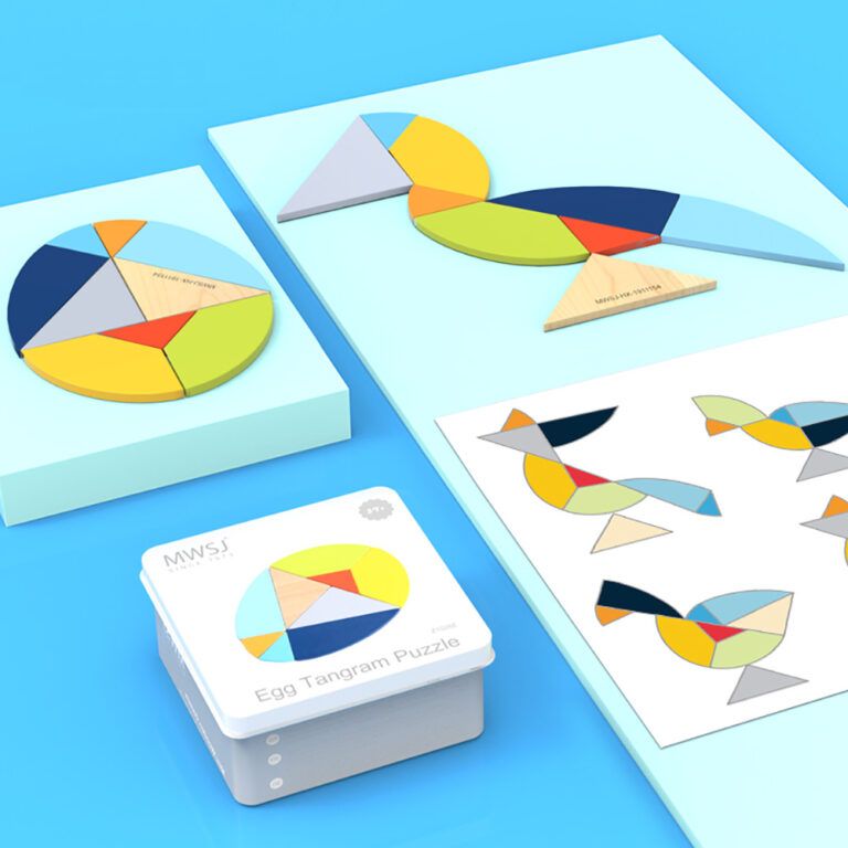 Iwood egg tangram puzzle z1026e - iwood
