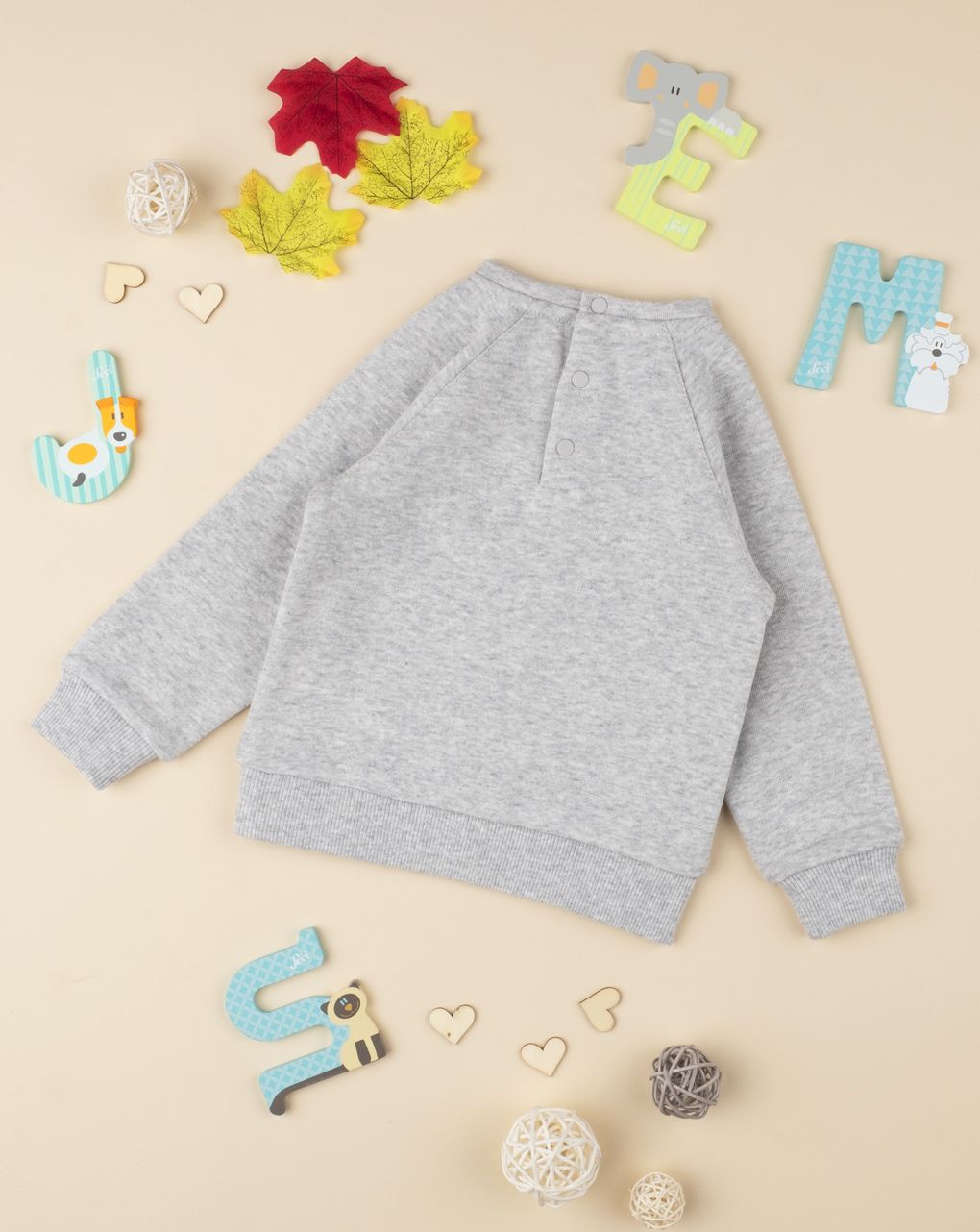 φούτερ με στάμπα "101 σκυλιά δαλματίας" γκρι για κορίτσι - Prénatal