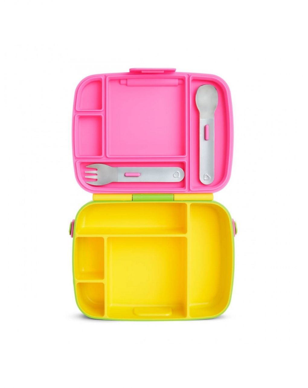 Munchkin  φαγητοδοχείο bento box yellow/pink - Munchkin