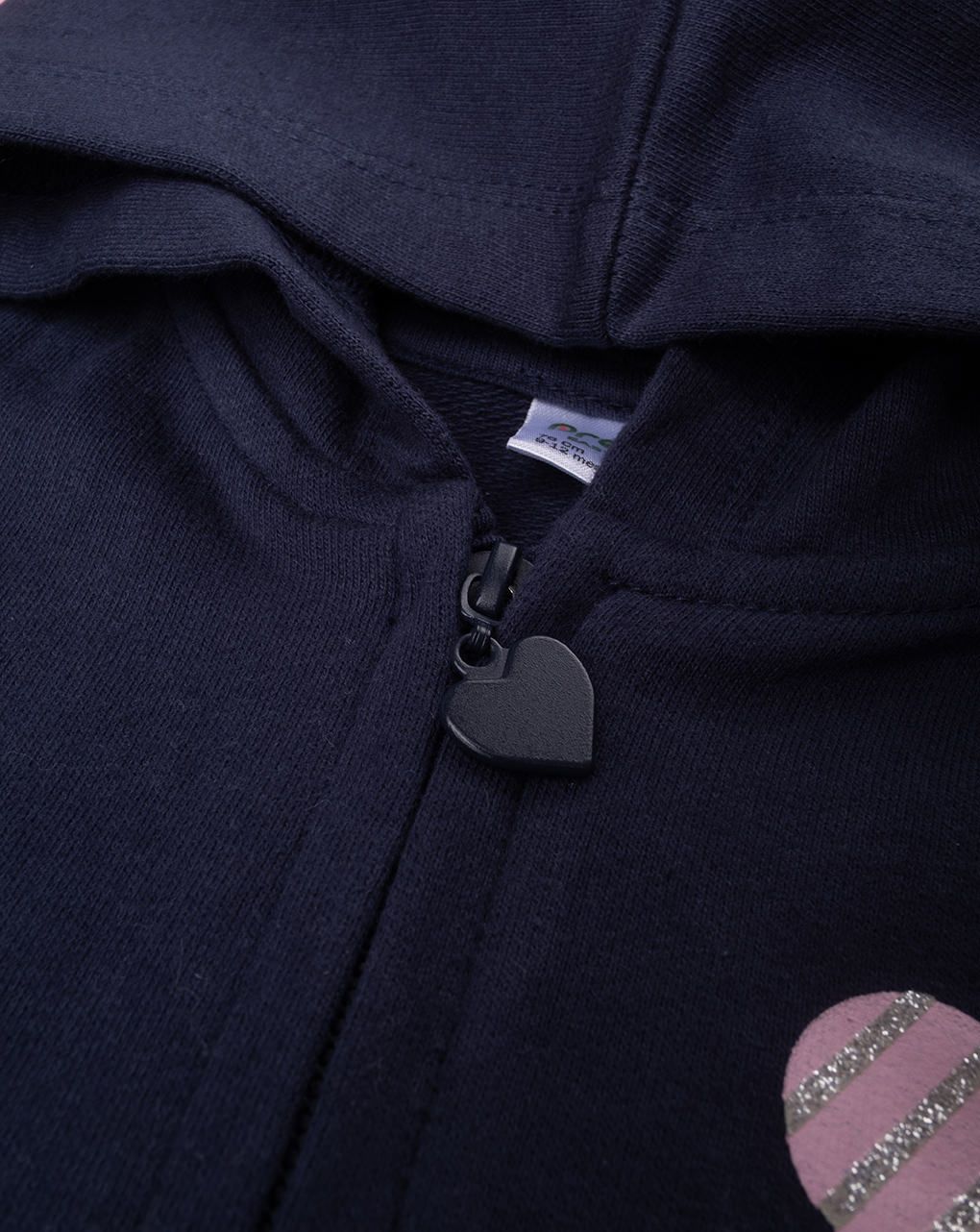 ζακέτα φόυτερ μπλε με καραμέλες για κορίτσι - Prénatal