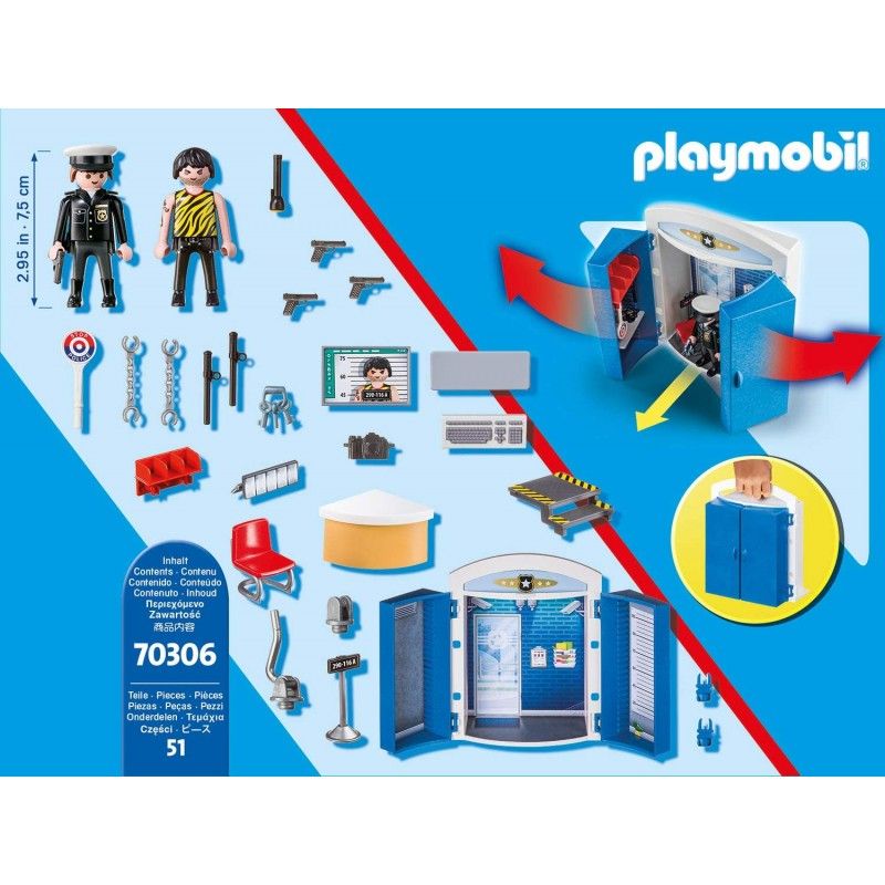 Playmobil city action police station play box 70306 - Playmobil, Playmobil City Action