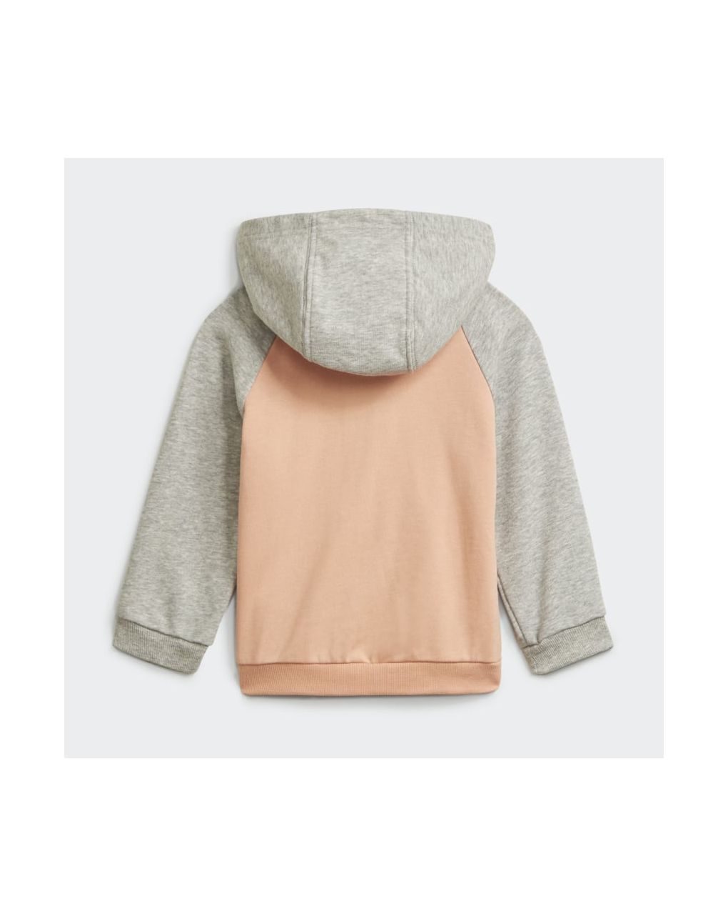 Adidas σετ φόρμας badge of sport full γκρι/ροζ για κορίτσι h28831 - Adidas