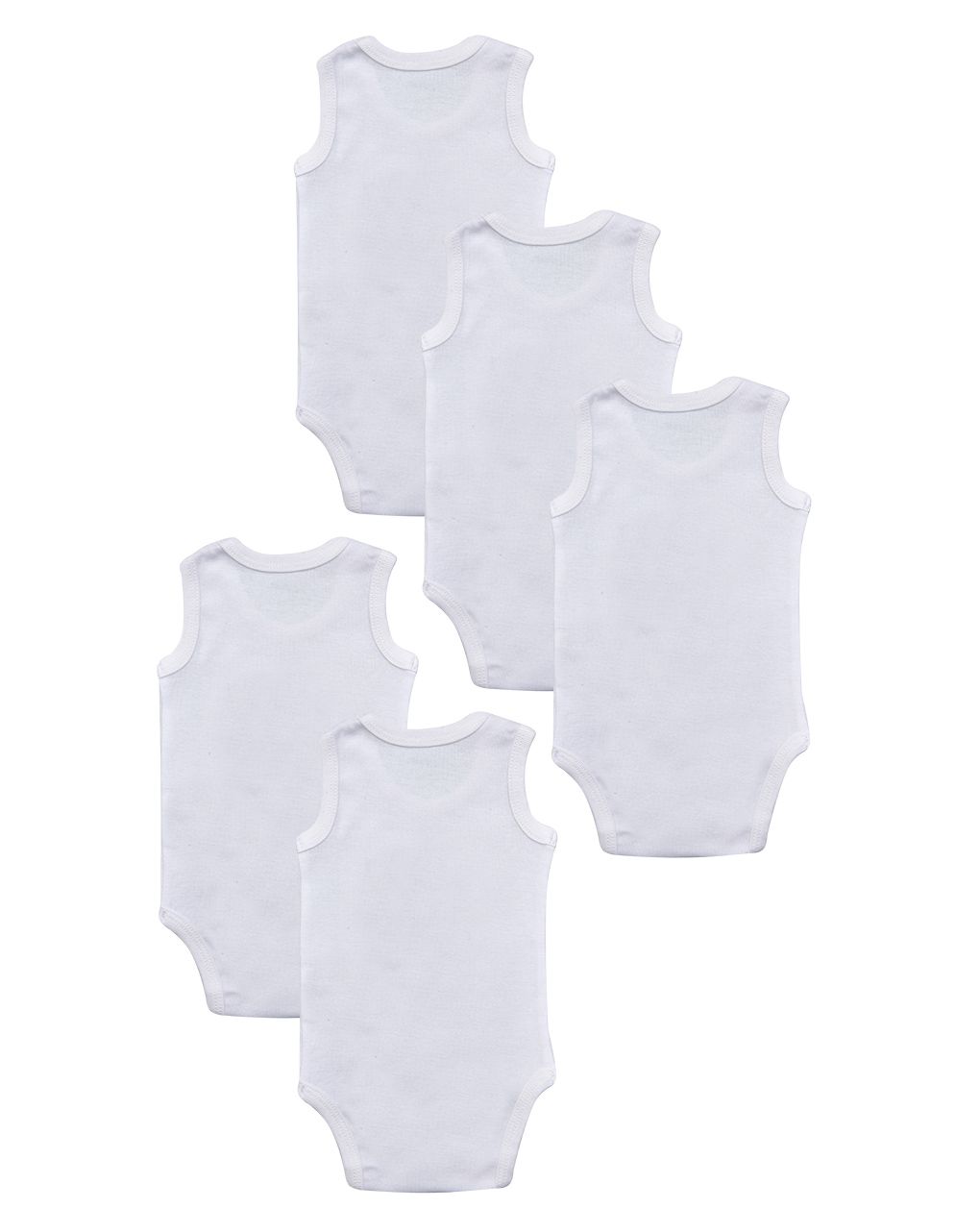 βρεφικά κορμάκια με ζωάκια πακέτο x5 για αγόρι - Prénatal