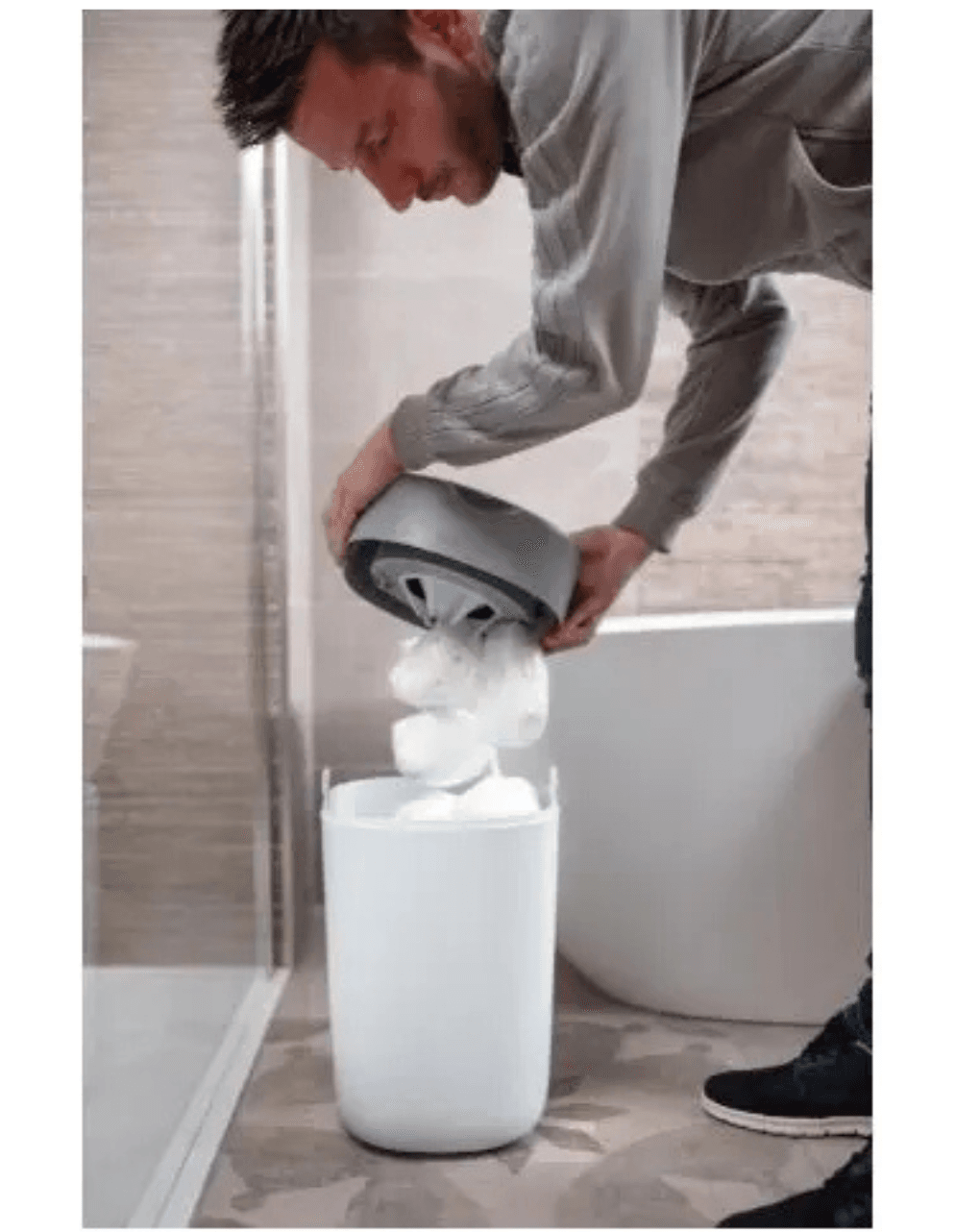 Tommee tippee twist & click κάδος απόρριψης πάνας λευκός - Sangenic