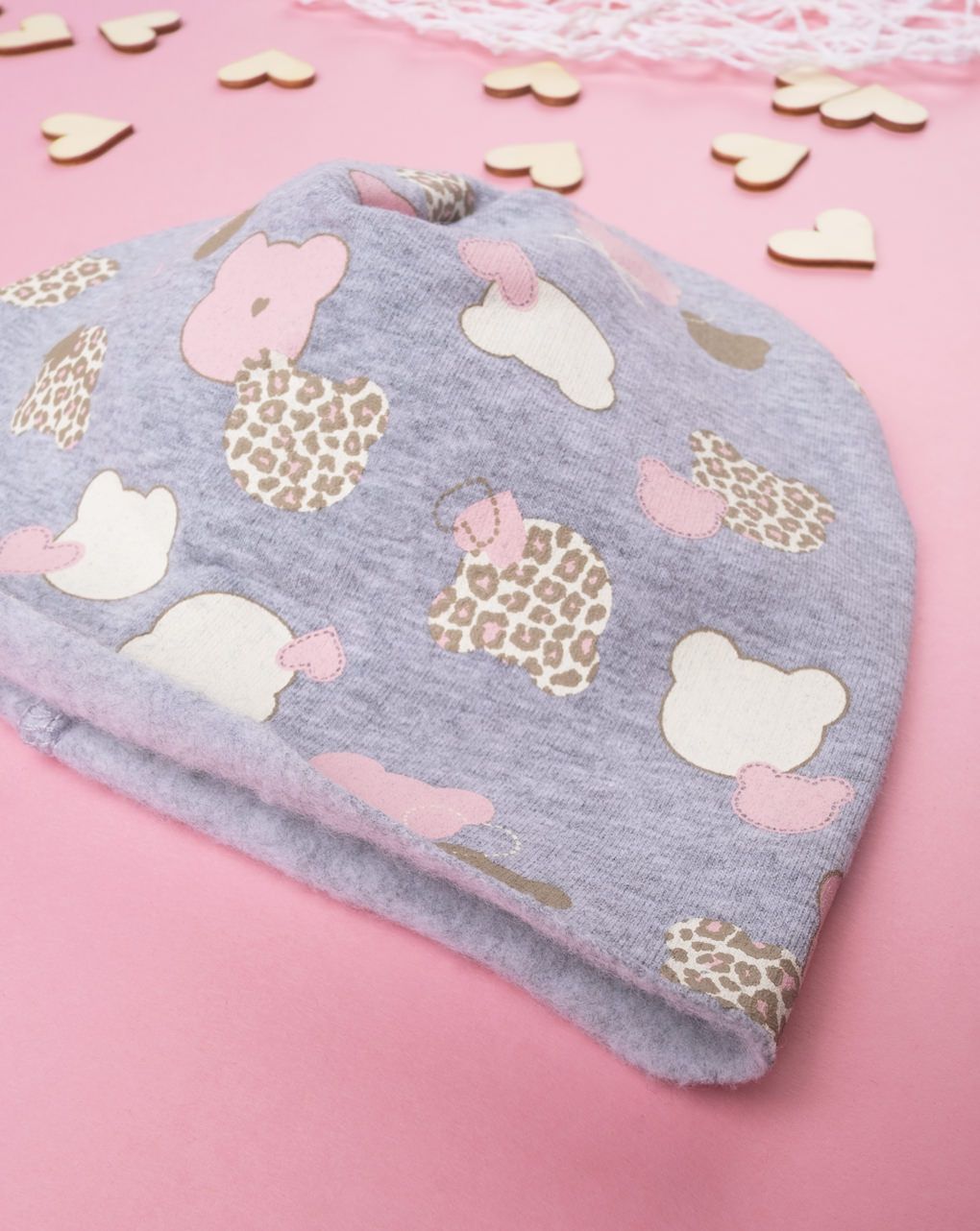 βρεφικό σκουφάκι fleece για κορίτσι - Prénatal
