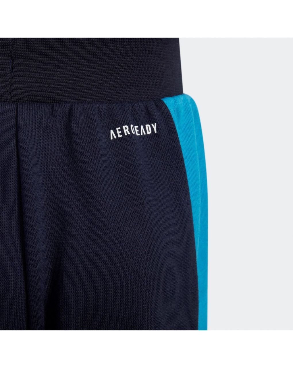 Adidas παντελόνι φόρμας aeroready badge of sport μπλε για αγόρι h40260 - Adidas