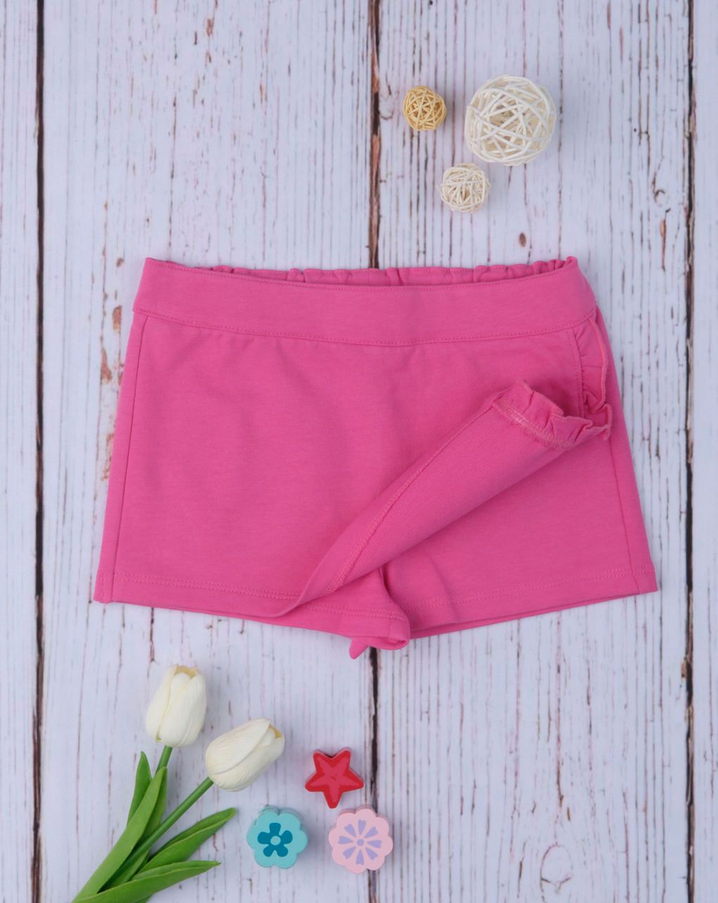 σορτσάκι-φούστα φούξια για κορίτσι - Prénatal