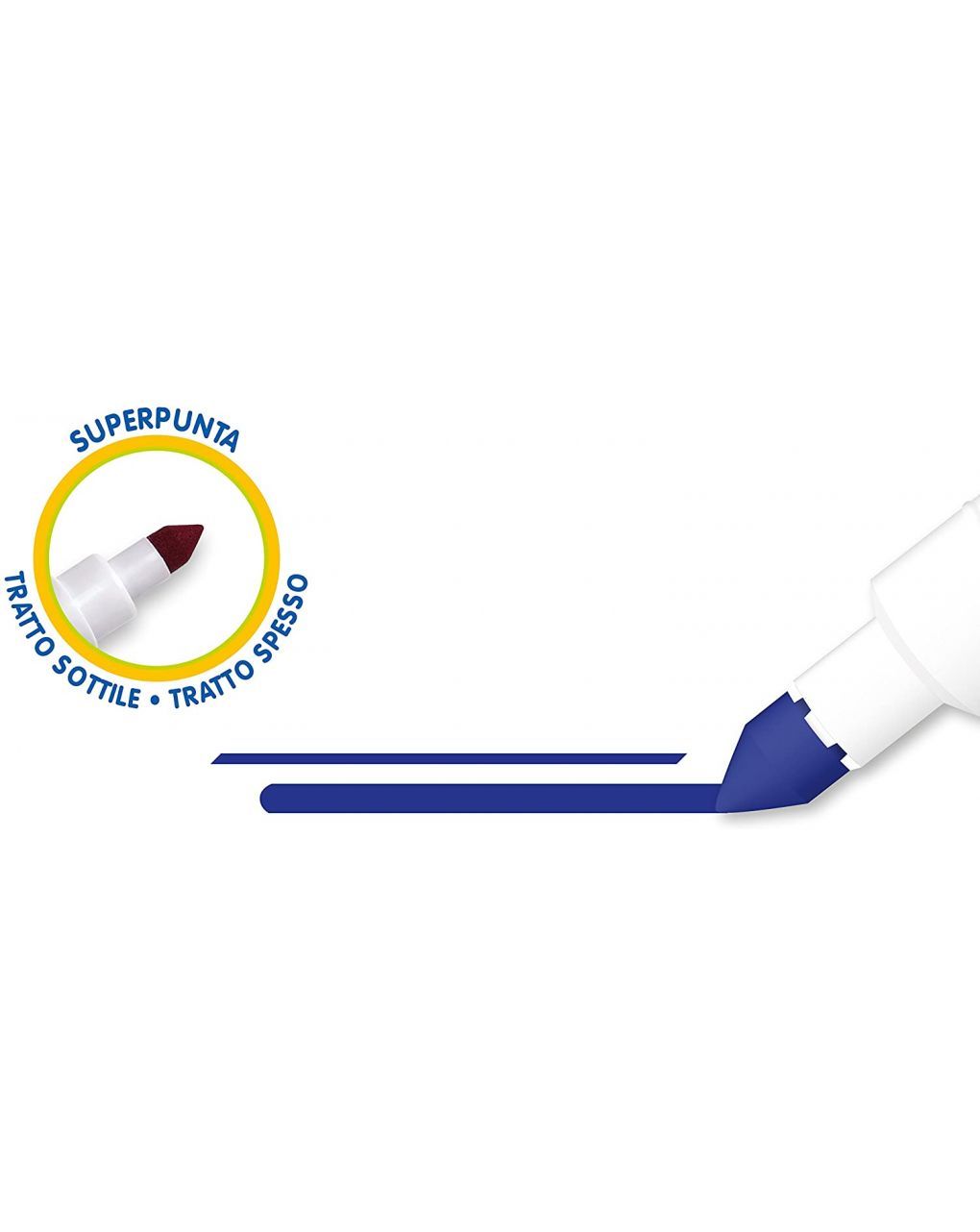 Crayola - 24 μαρκαδόροι fibra superpunta πλενόμενοι - Crayola