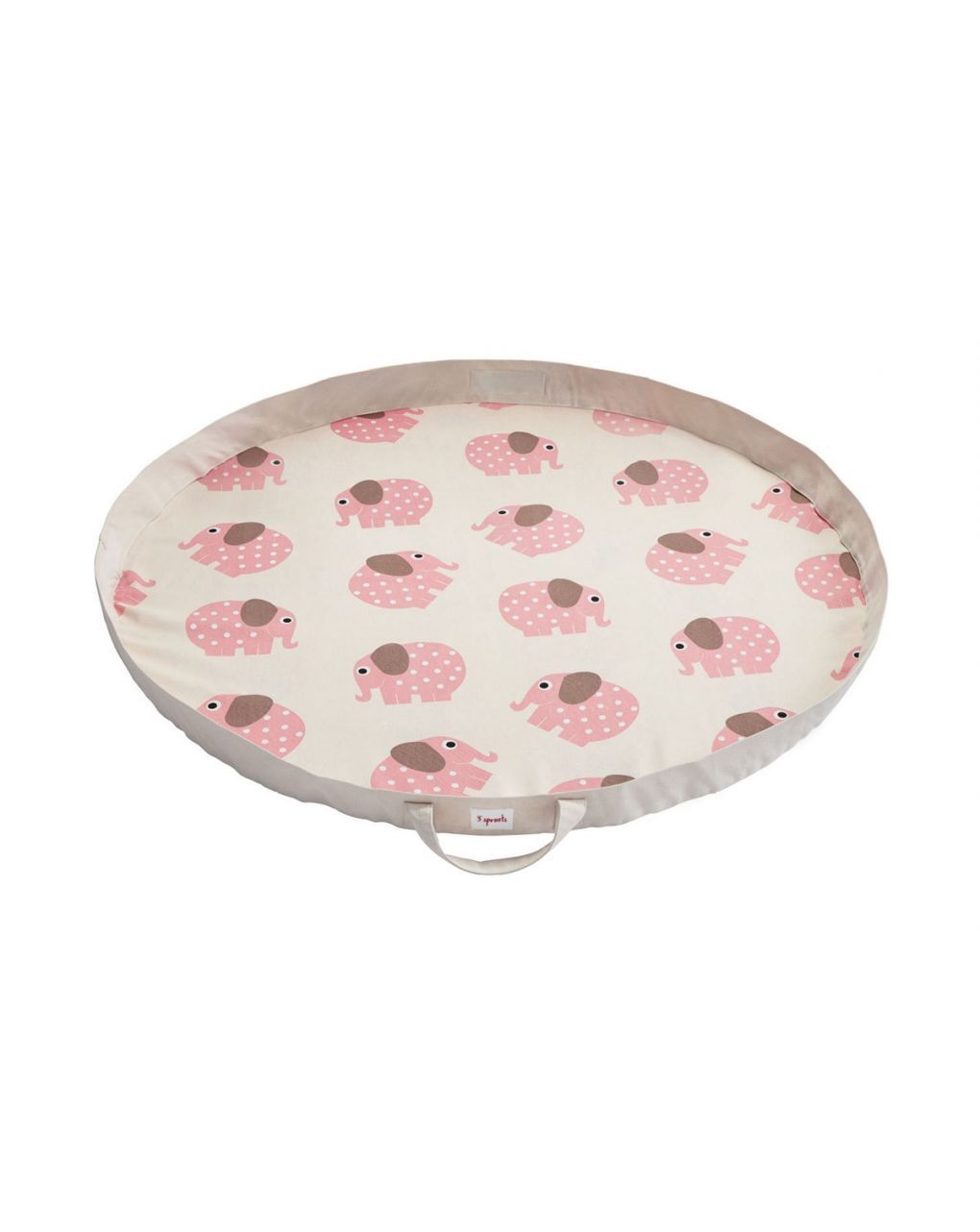 3 sprouts στρώμα παιχνιδιού & τσάντα 2 σε 1 elephant - 3 sprouts