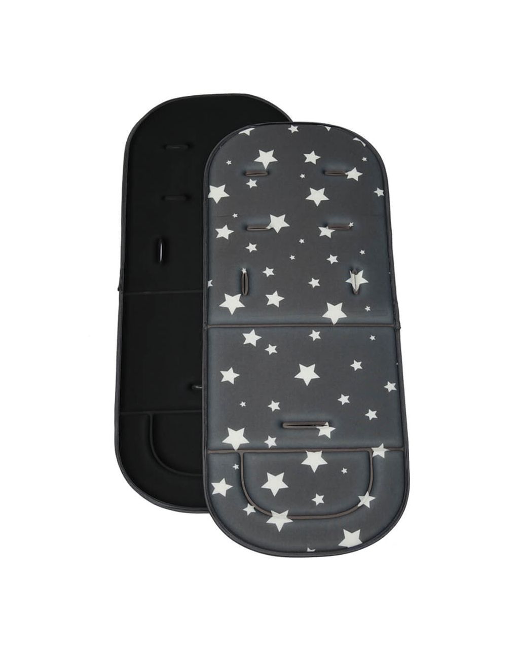 Bebe stars κάλυμμα καροτσιού & καθίσματος αυτοκινήτου stars dark grey 208-187 - Bebe Stars