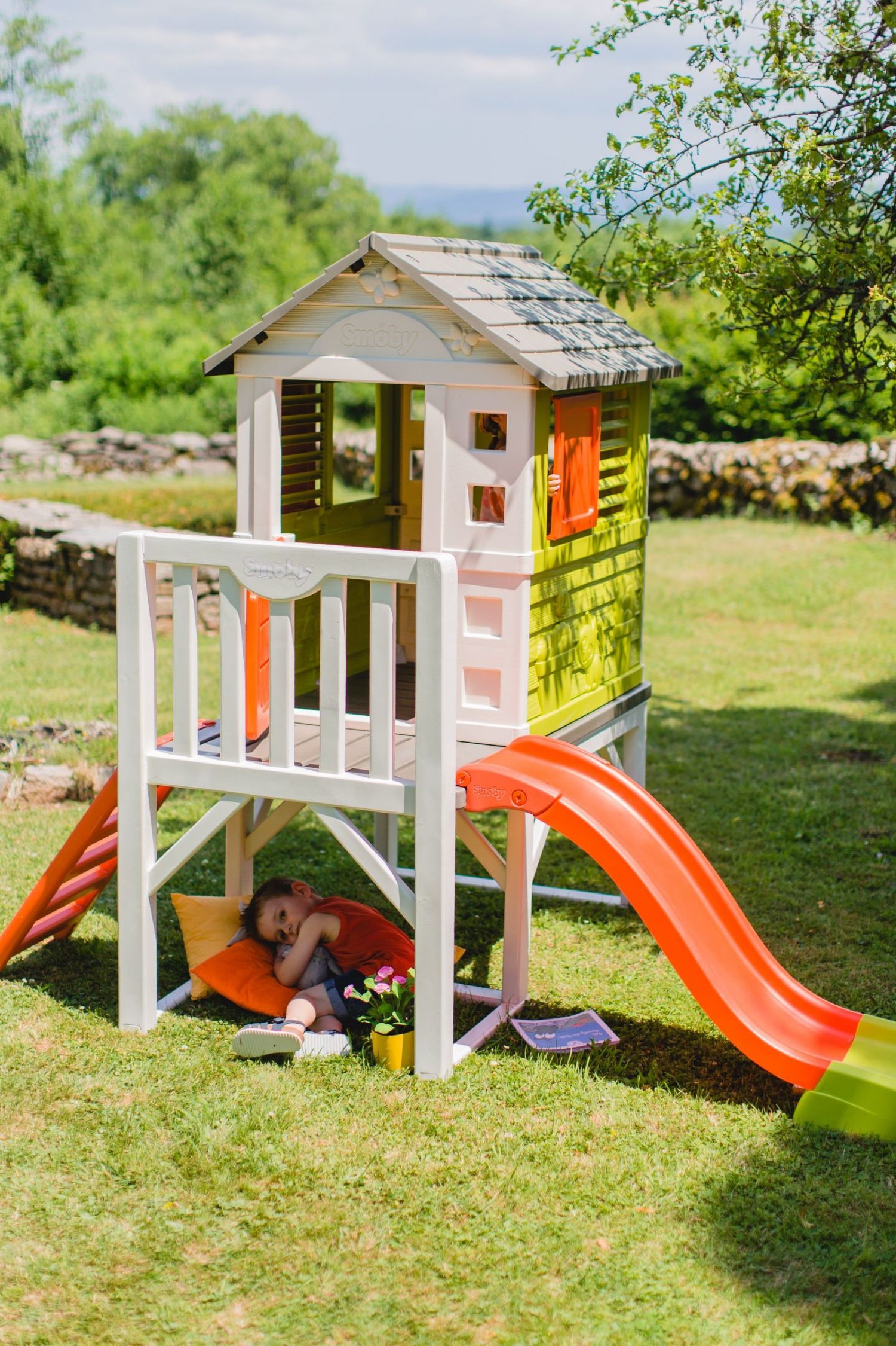 Smoby σπιτάκι με τσουλήθρα 810800 - Smoby