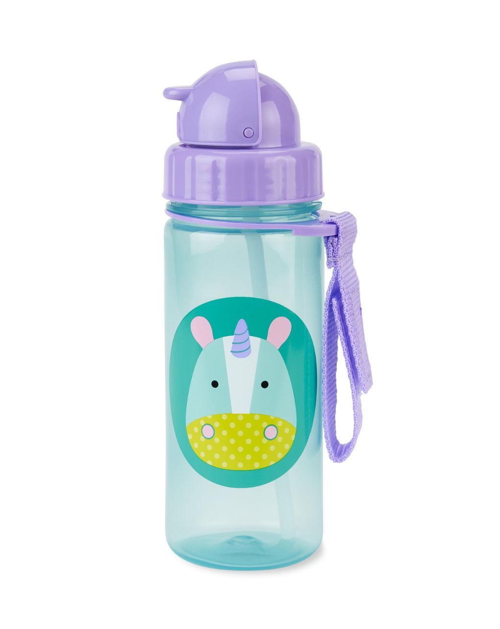 Skip hop zoo πλαστικό παγούρι με καλαμάκι 384.5ml unicorn 29-2903033-14 - SKIP HOP