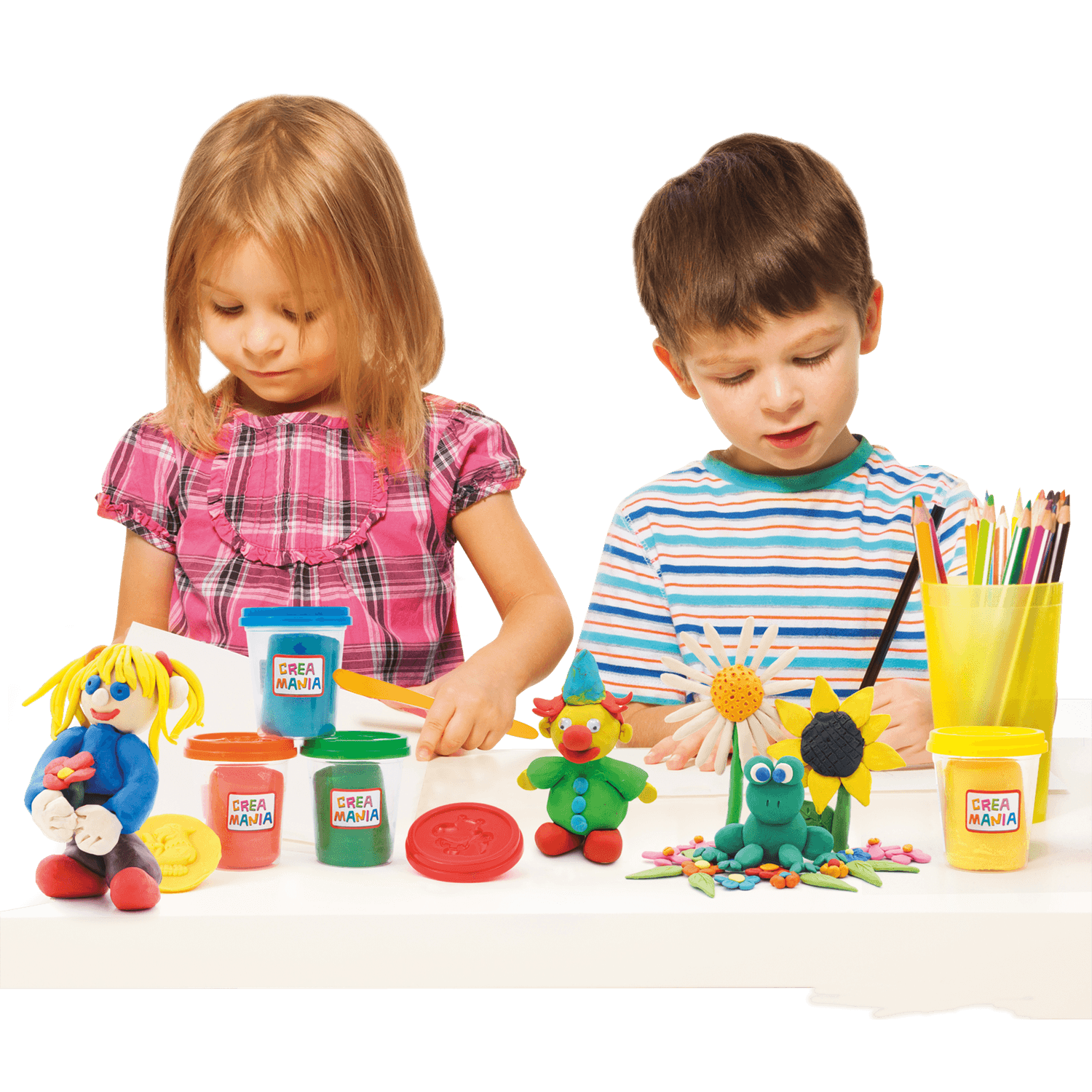Creamania 5 bαζάκια πλαστελίνης - CreaManía