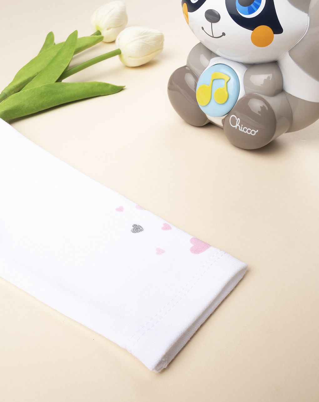 βρεφικό σετ μπλούζα και σαλοπέτα με πάντα για κορίτσι - Prénatal