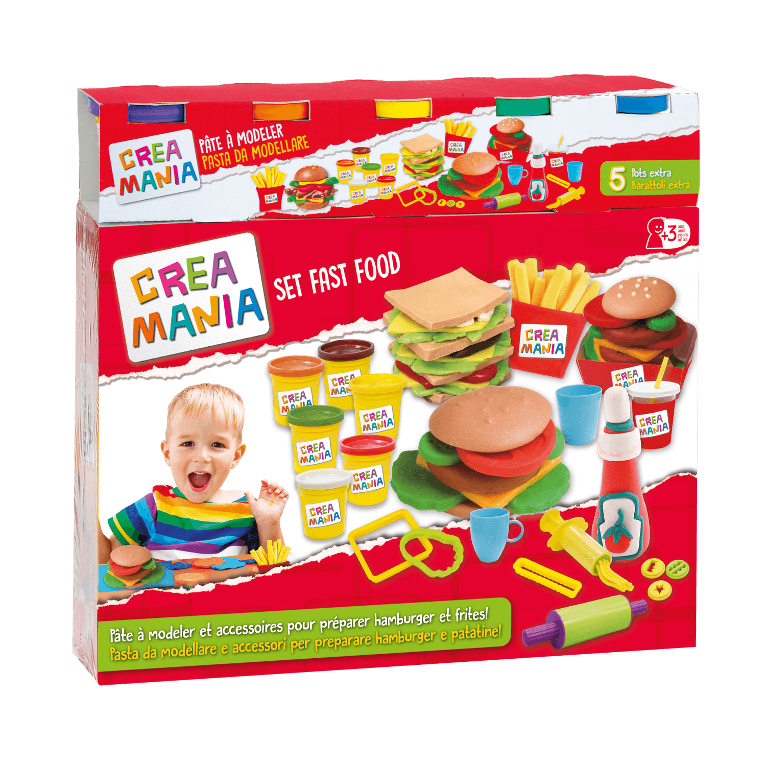 Creamania set hamburger πλαστελίνη - CreaManía