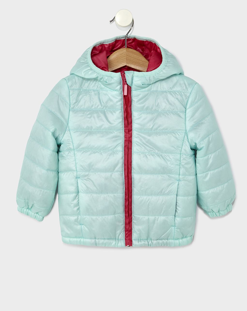 μπουφάν με κουκούλα ανοιχτό γαλάζιο για κορίτσι - Prénatal