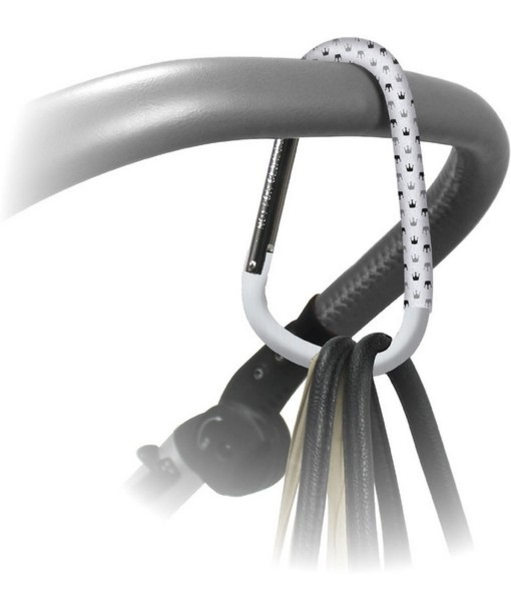 Dooky universal γάντζος καροτσιού grey crown - Dooky