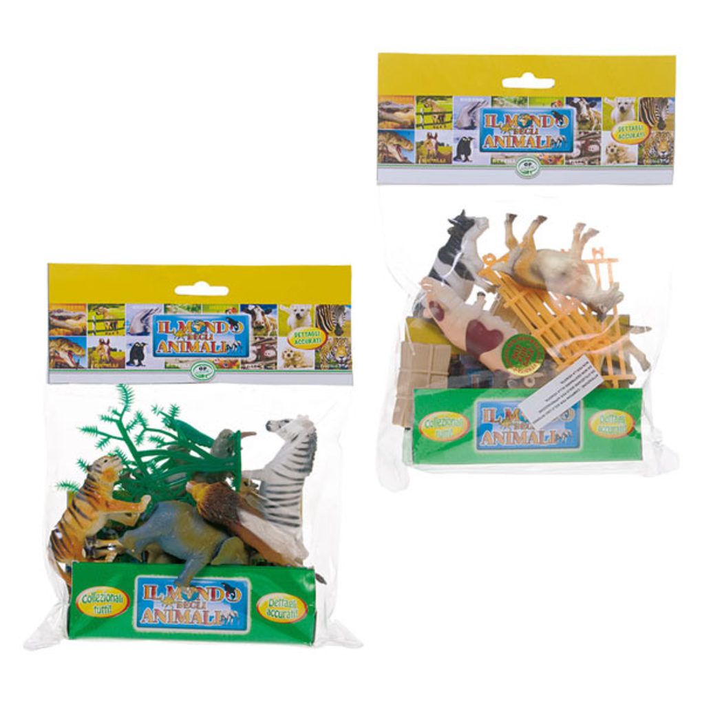 Animal world σακούλα μικρή με 10 ζωάκια φάρμας