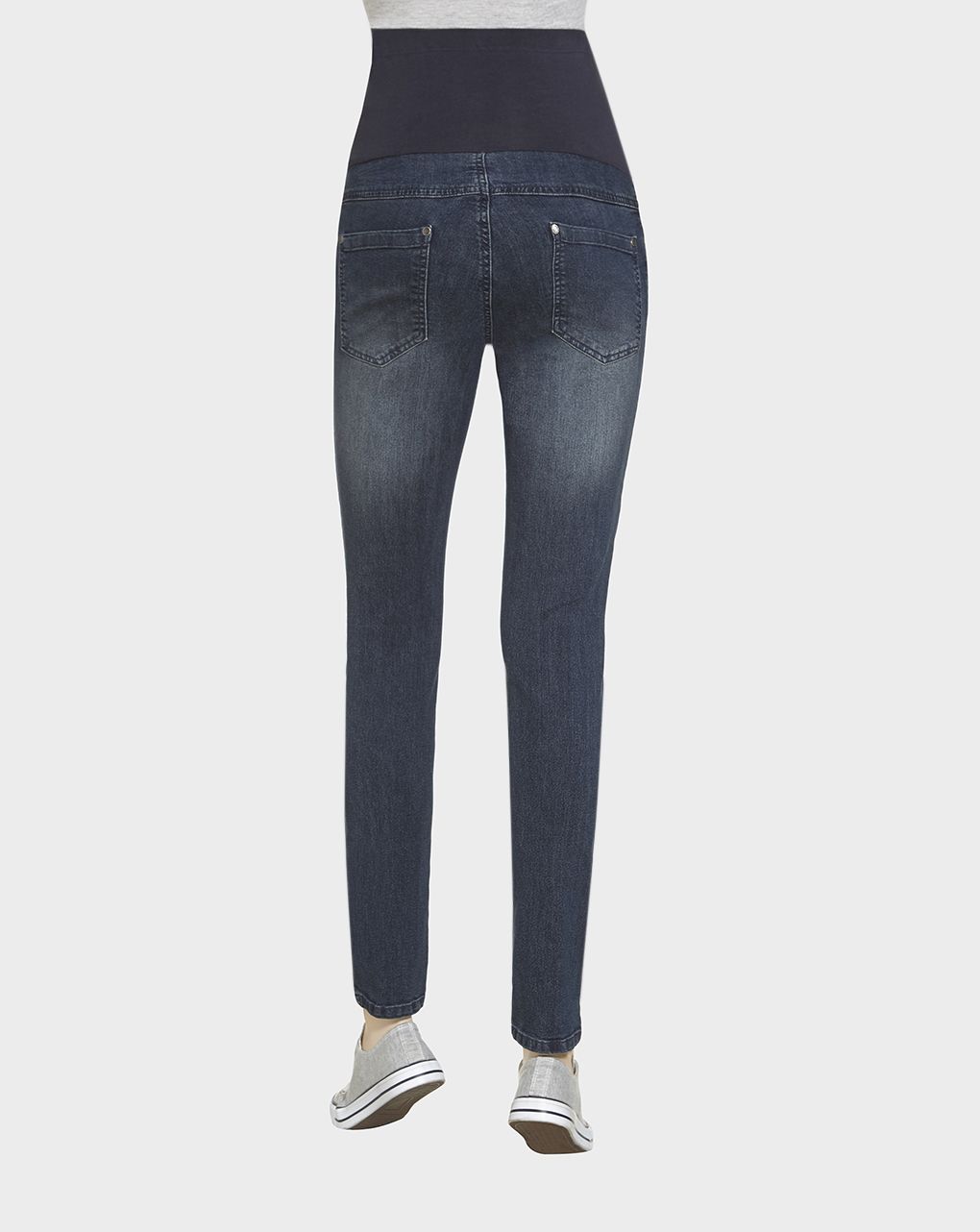 γυναικείο παντελόνι denim regular μπλε σκούρο - Prénatal