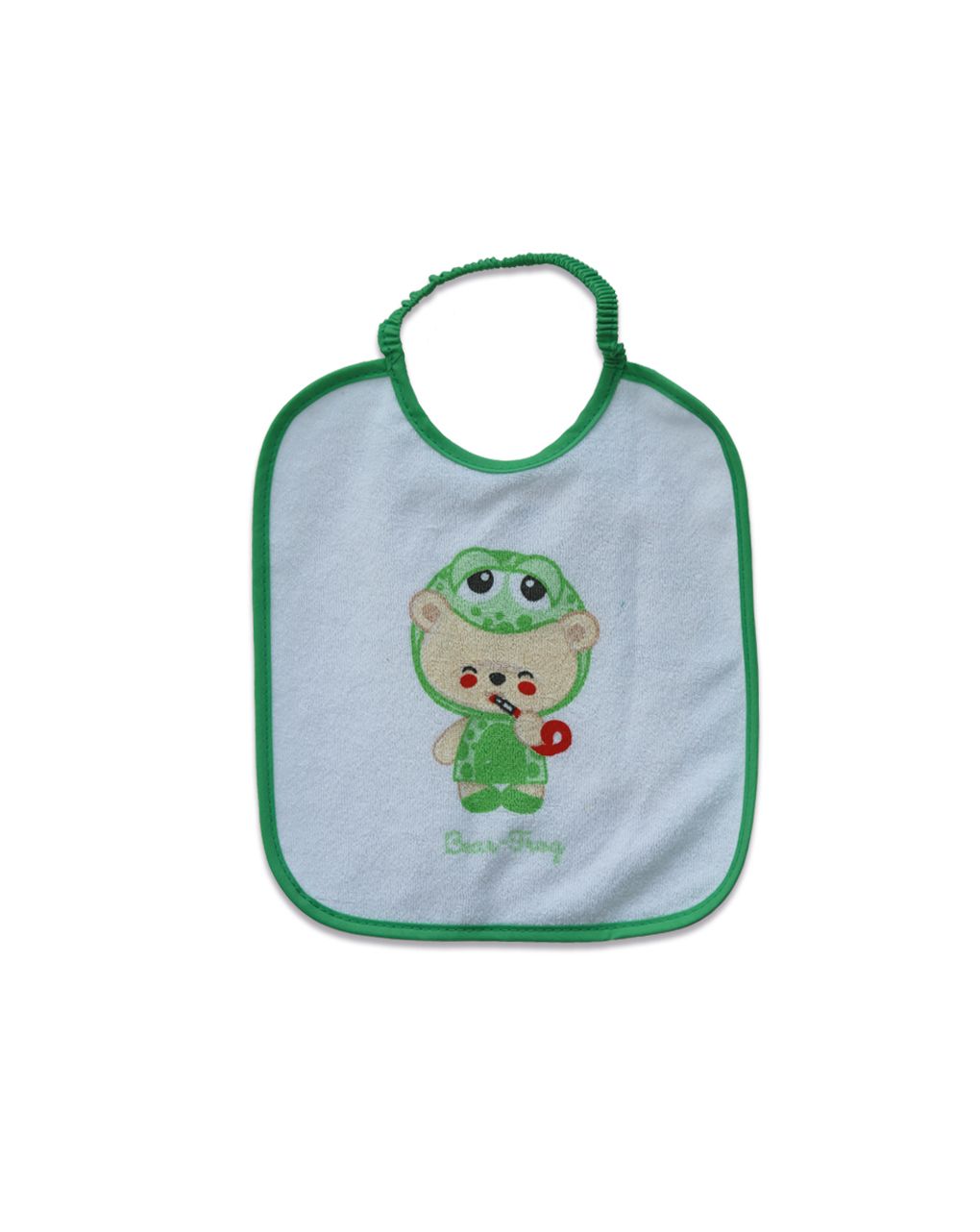 σαλιάρα πετσετέ με βατραχάκι για αγόρι - Prénatal