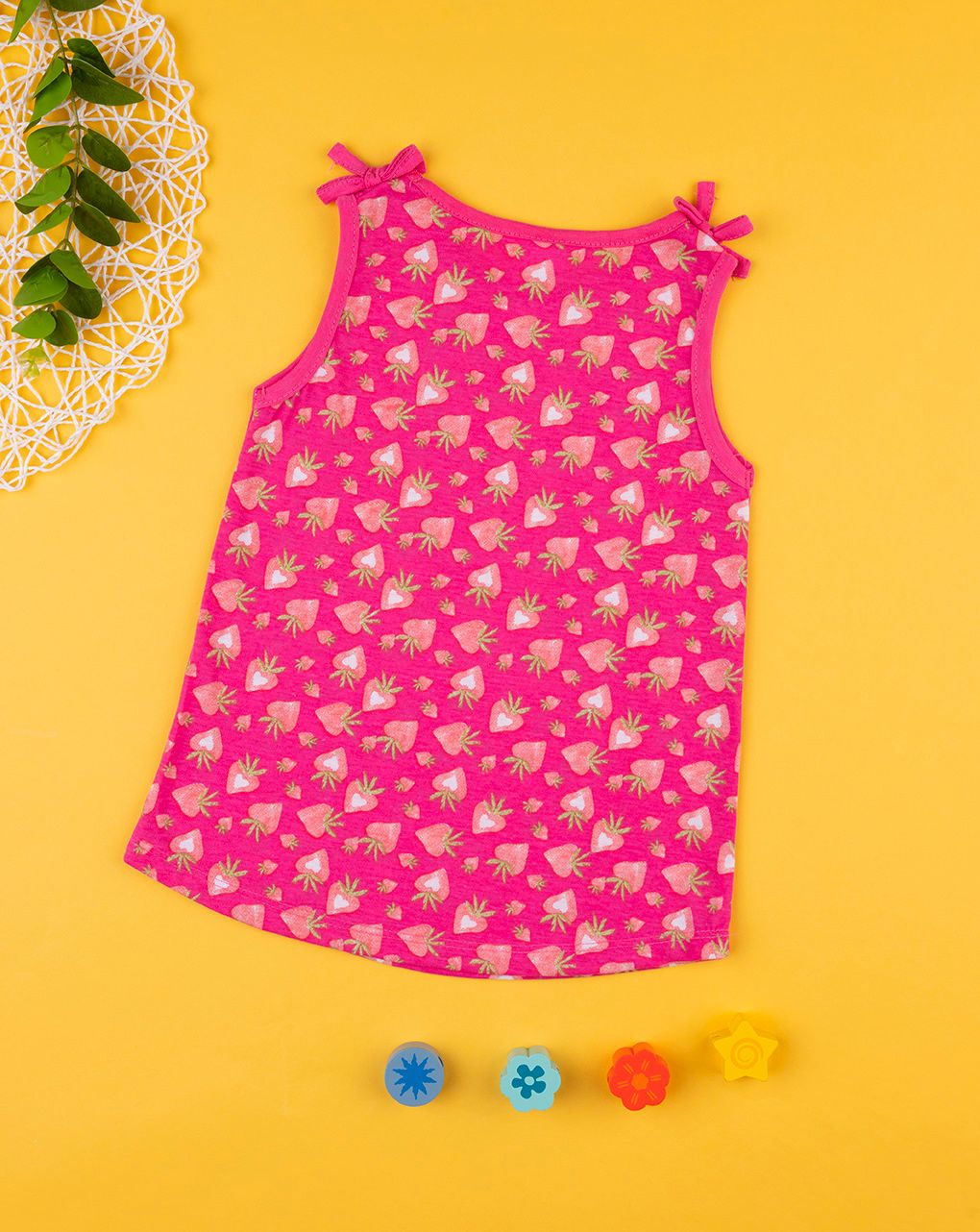 παιδική μπλούζα φούξια με φράουλες για κορίτσι - Prénatal