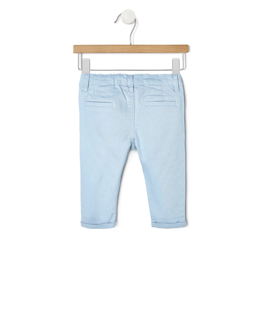 παντελόνι twill stretch γαλάζιο για αγόρι - Prénatal