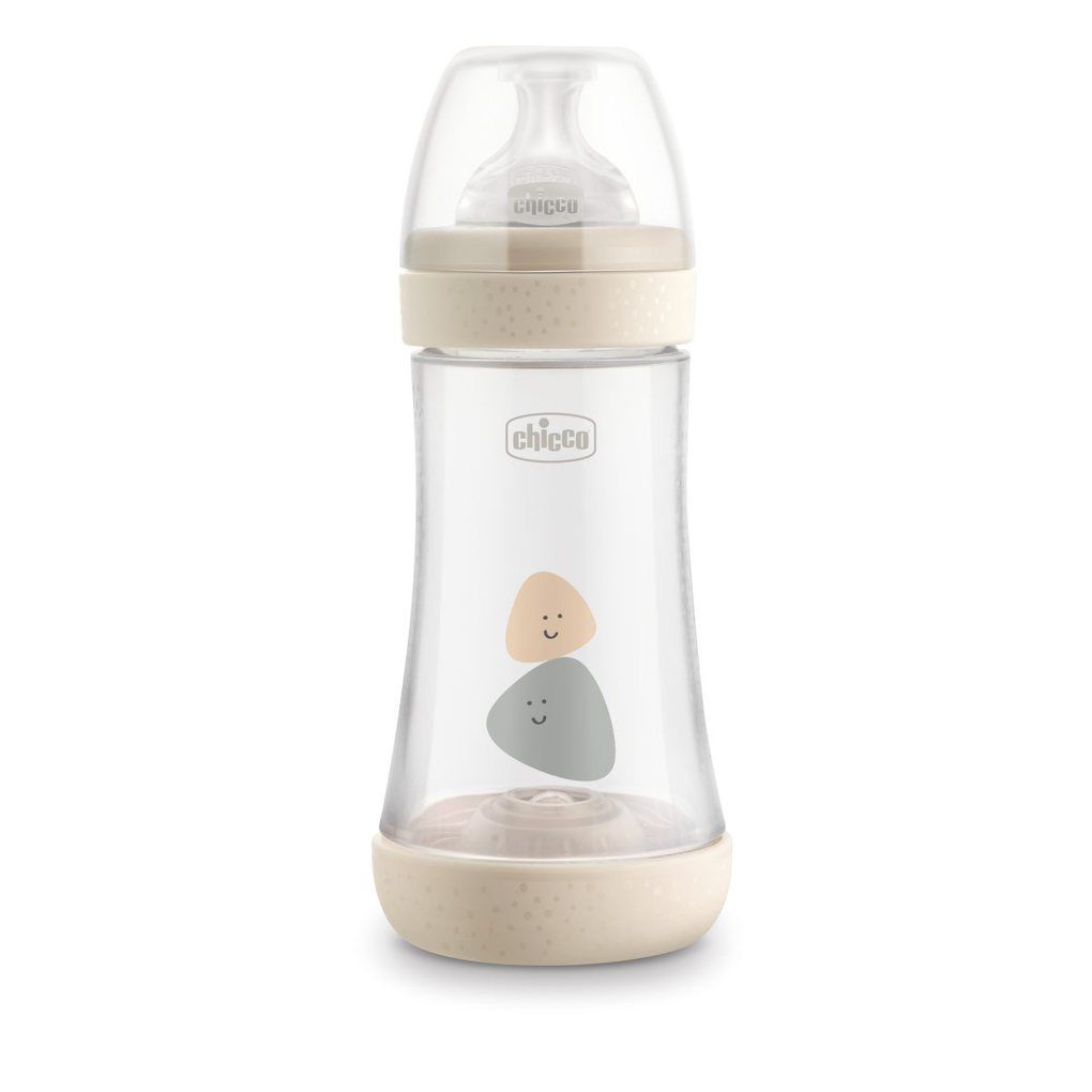 Chicco μπιμπερό πλαστικό perfect 5 240 ml - μέτρια ροή – unisex 2 μηνών+ - Chicco