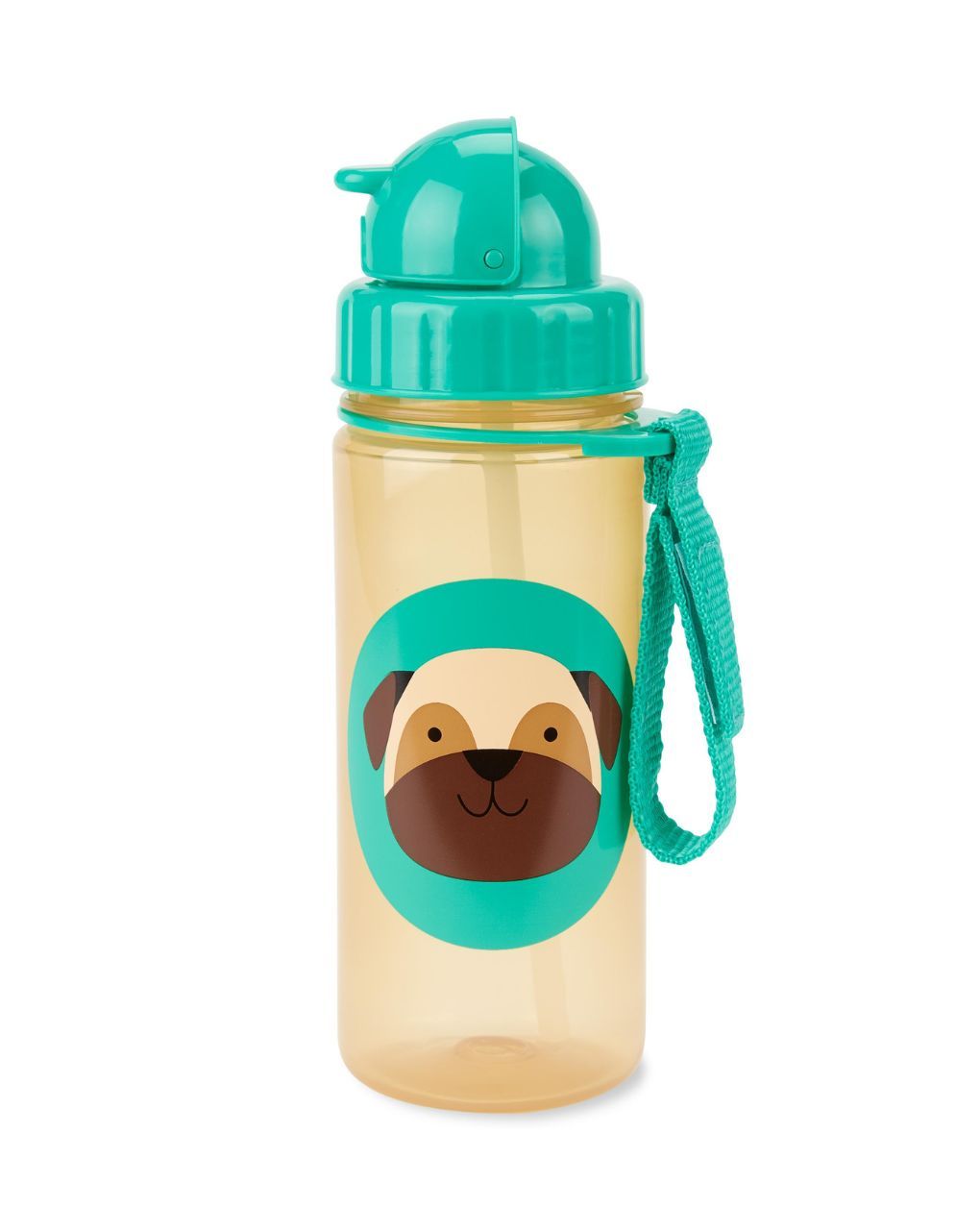 Skip hop zoo πλαστικό παγούρι με καλαμάκι 384.5ml pug 29-2903033-12 - SKIP HOP