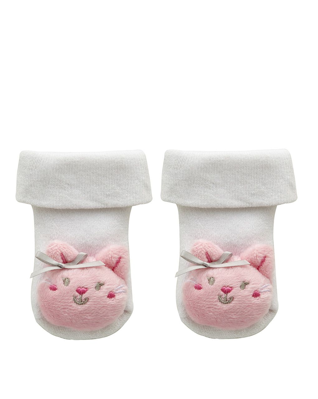 καλτσάκια πετσετέ με κουδουνάκι για κορίτσι - Prénatal