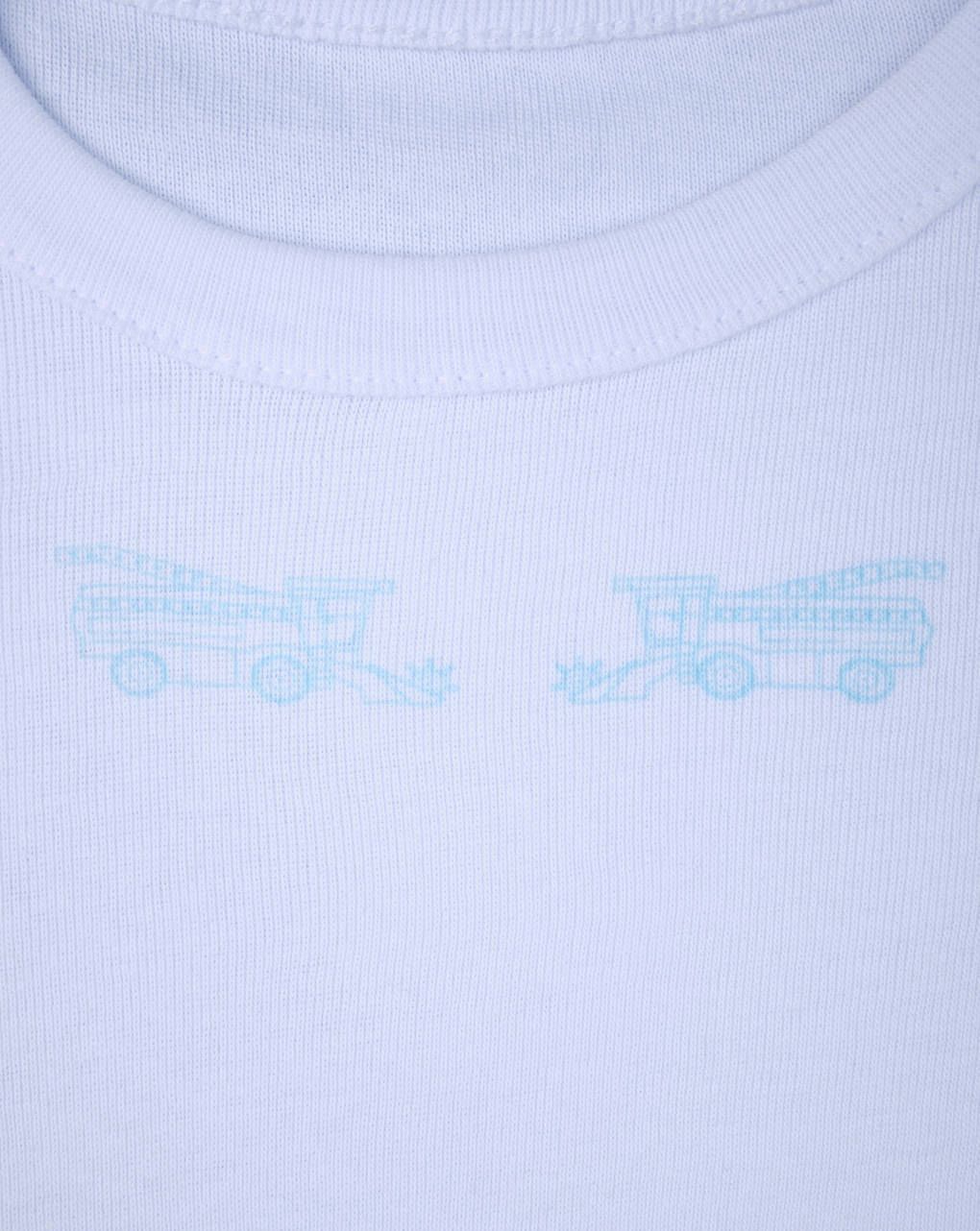 κορμάκι κοντομάνικο πακέτο χ2 με τρακτέρ για αγόρι - Prénatal