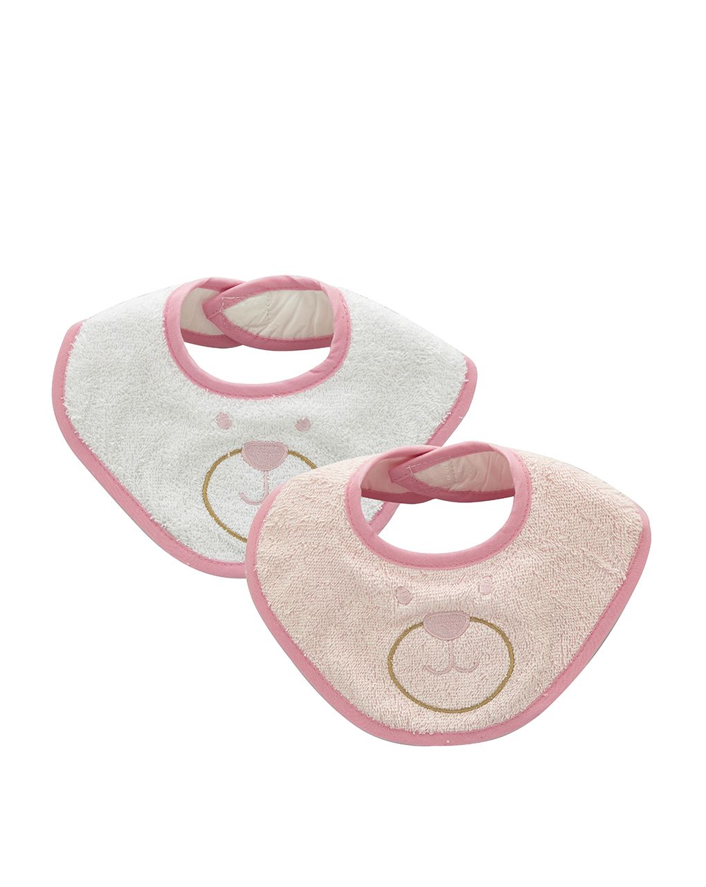 σαλιάρα πακέτο χ2 για θηλασμό και οδοντοφυΐα για κορίτσι - Prénatal