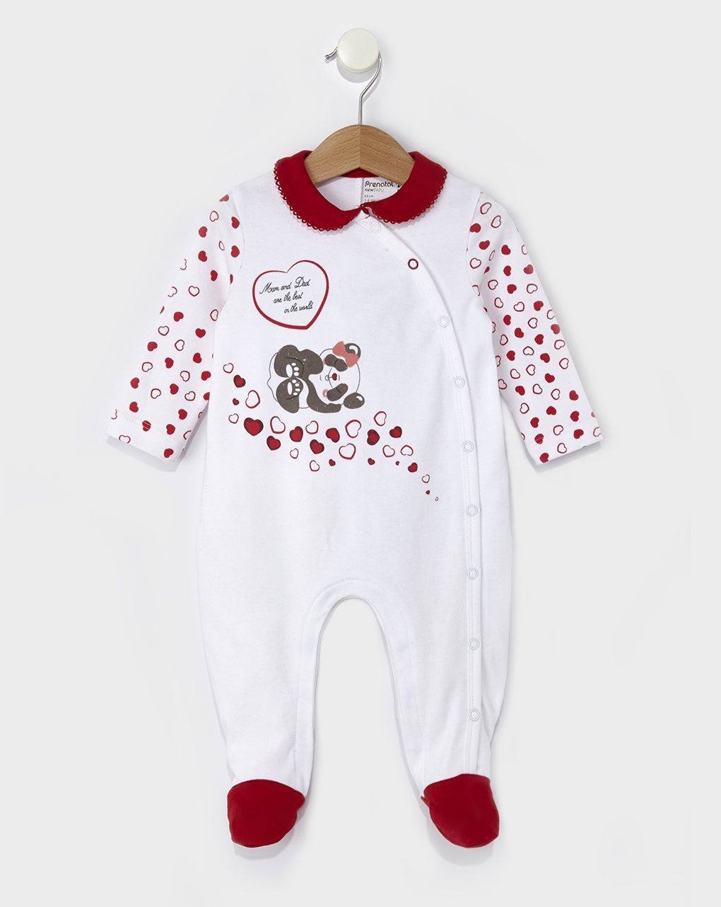 φορμάκι με πάντα και καρδούλες για κορίτσι - Prénatal