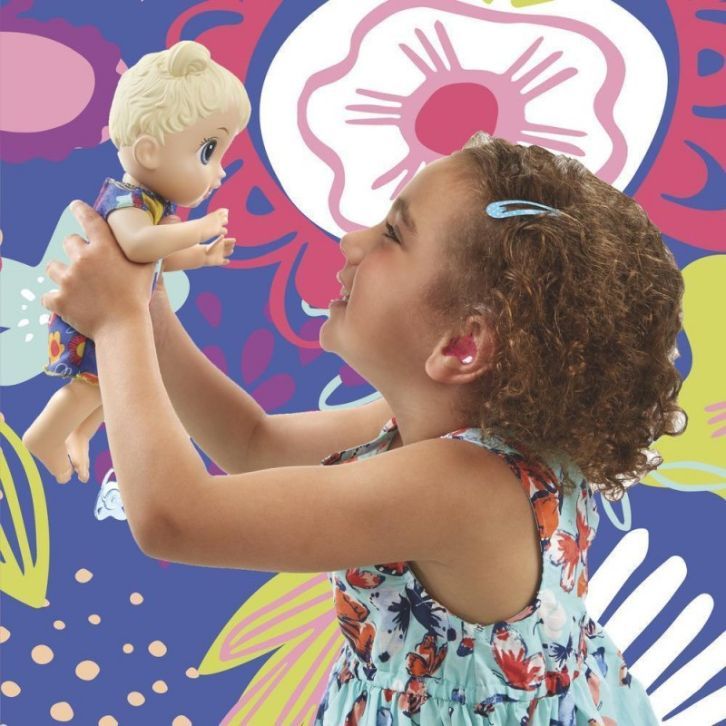 Baby alive lil sweet sounds blonde διαδραστική ξανθιά κούκλα e3690 - BABY ALIVE