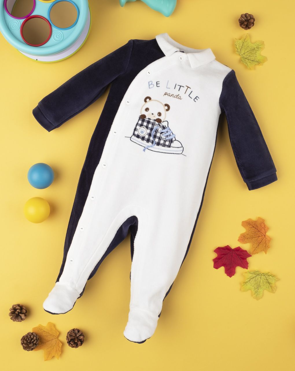 φορμάκι σενίλ "be little panda" για αγόρι - Prénatal