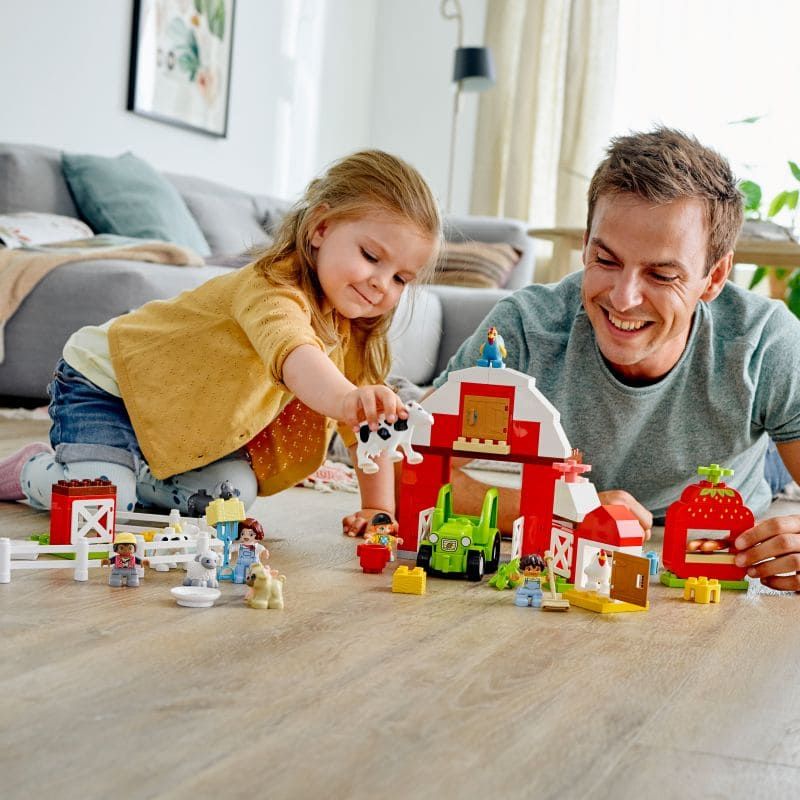 Lego duplo αχυρώνας,τρακτέρ και φροντίδα ζώων της φάρμας 10952 - LEGO, LEGO Duplo