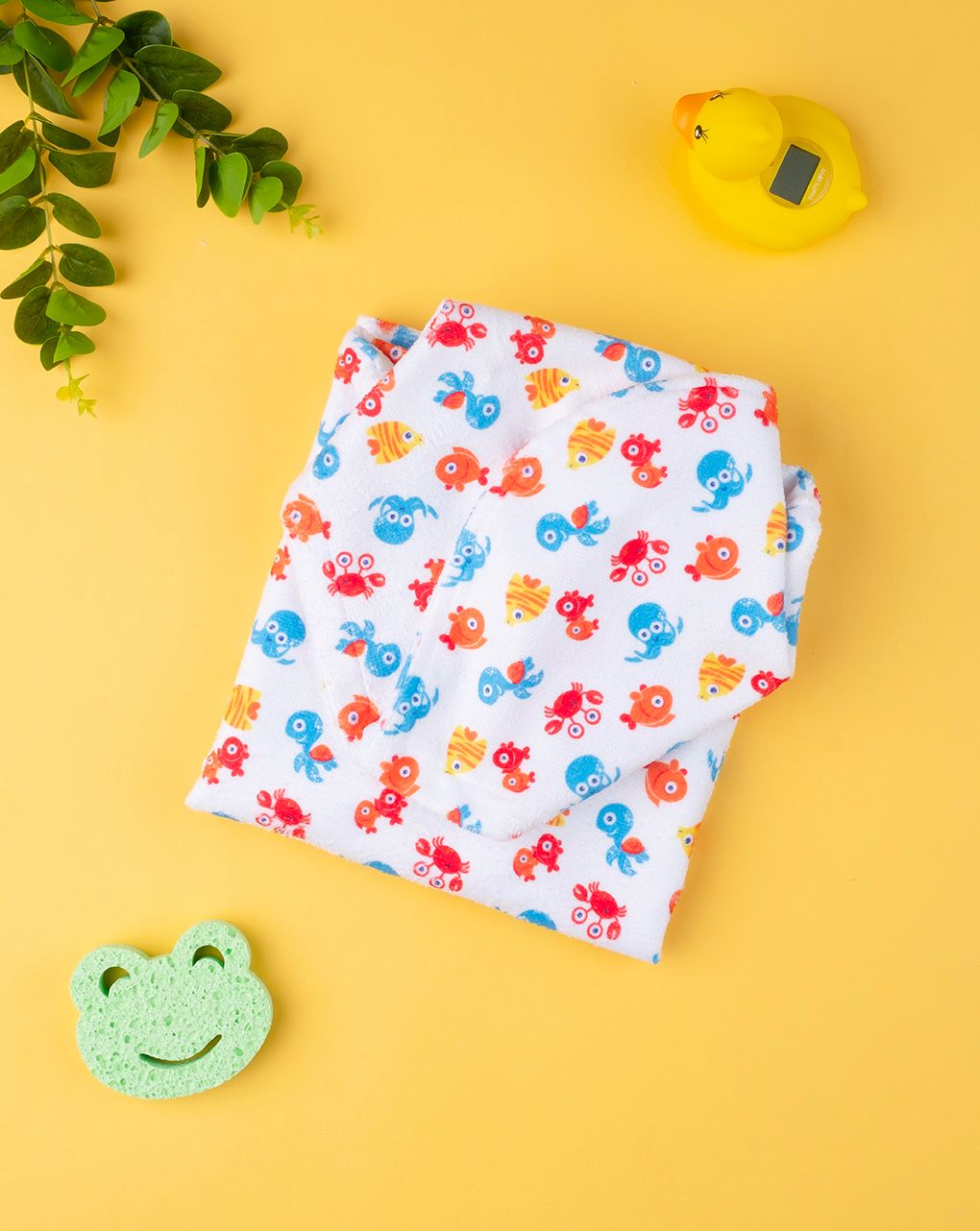 βρεφικό πόντσο θαλάσσης με θαλάσσια ζώα για αγόρι - Prénatal