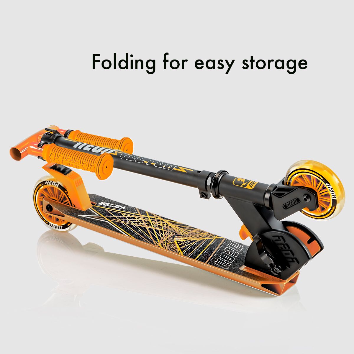 Yvolution πατίνι neon vector 2020 67εκ. πορτοκαλί 53.nt05a2 - Yvolution