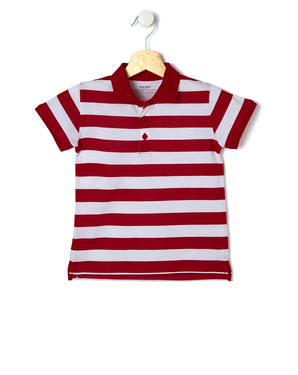 T-shirt πόλο πικέ ριγέ για αγόρι - Prénatal