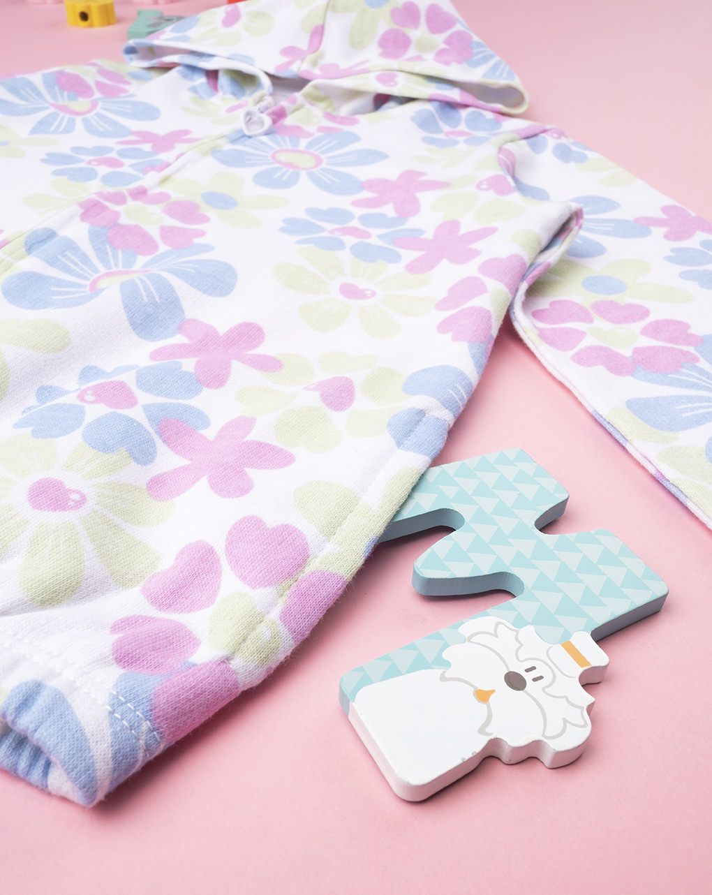 παιδική ζακέτα φούτερ φλοράλ για κορίτσι - Prénatal