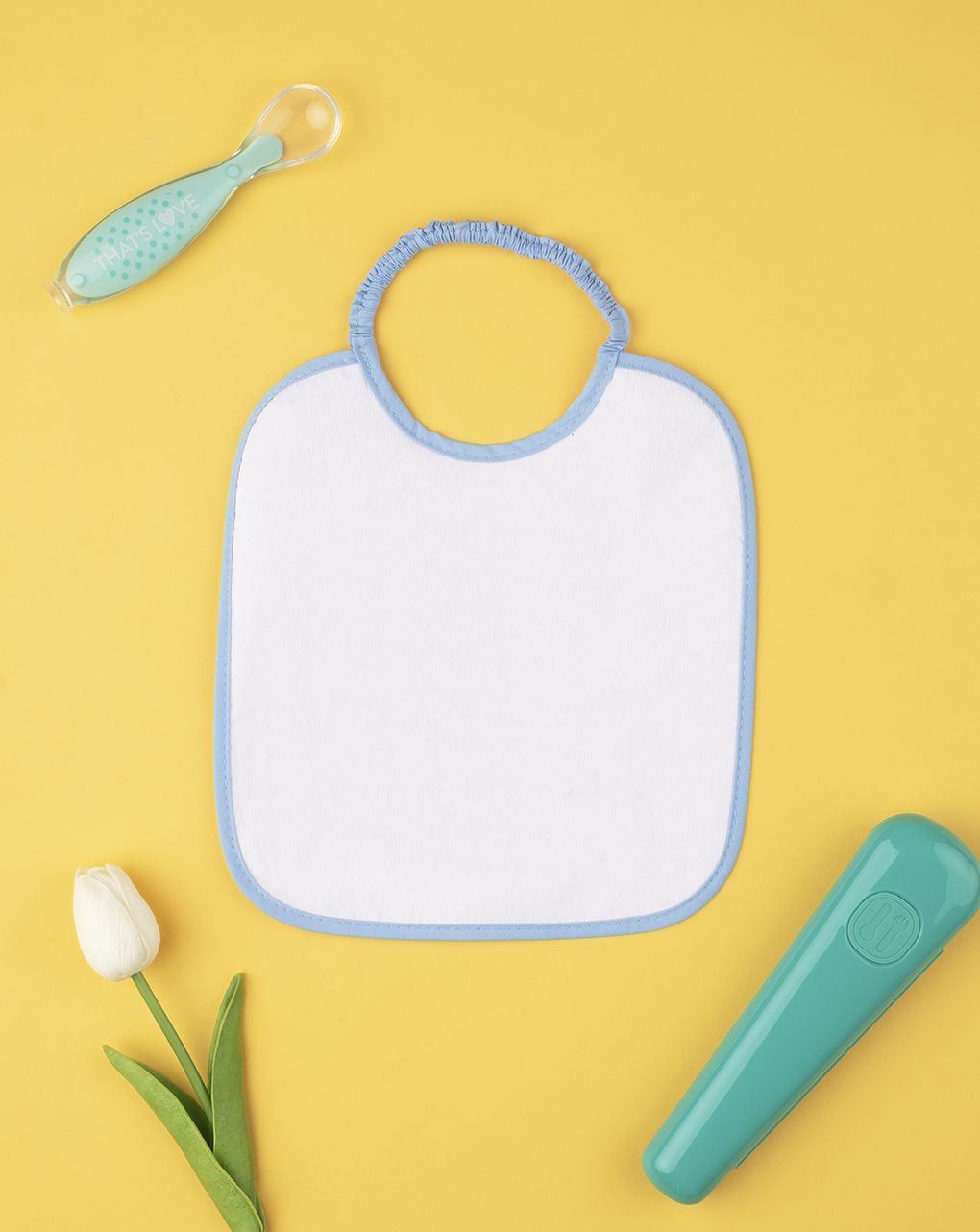 βρεφική σαλιάρα βαμβακερή πετσετέ με ζέβρες για αγόρι one size - Prénatal