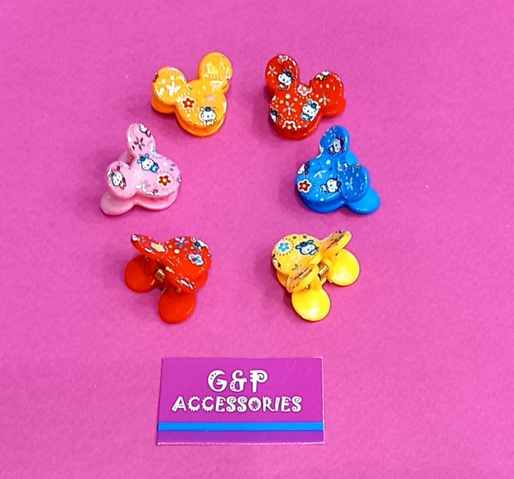 ψείρα mickey για κορίτσι σετ των 2 - 3 σχέδια - G&P Accessories